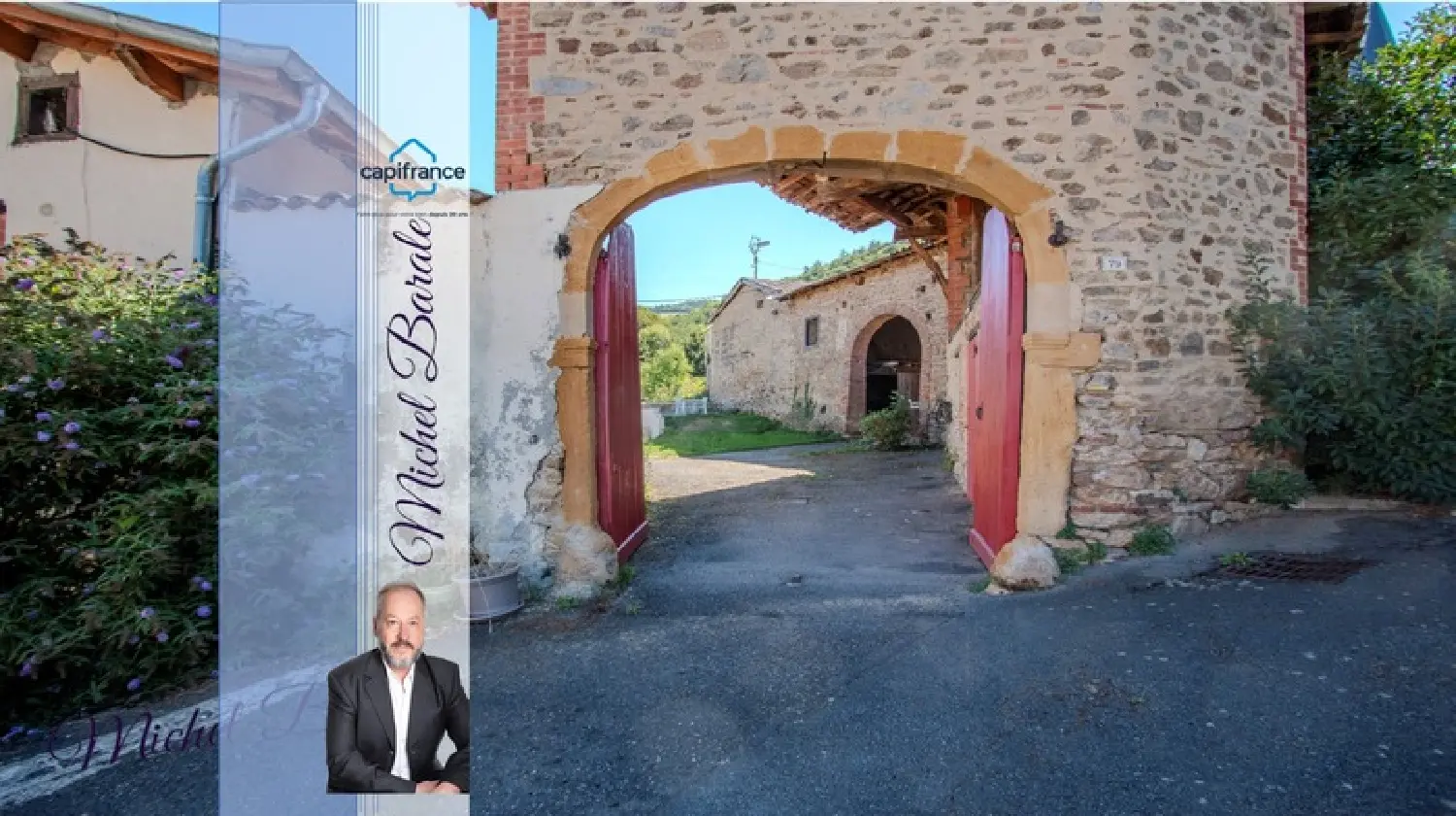  à vendre ferme Montromant Rhône 1