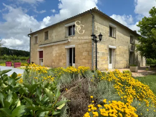 Saint-Aubin-de-Branne Gironde boerderij foto 7137163