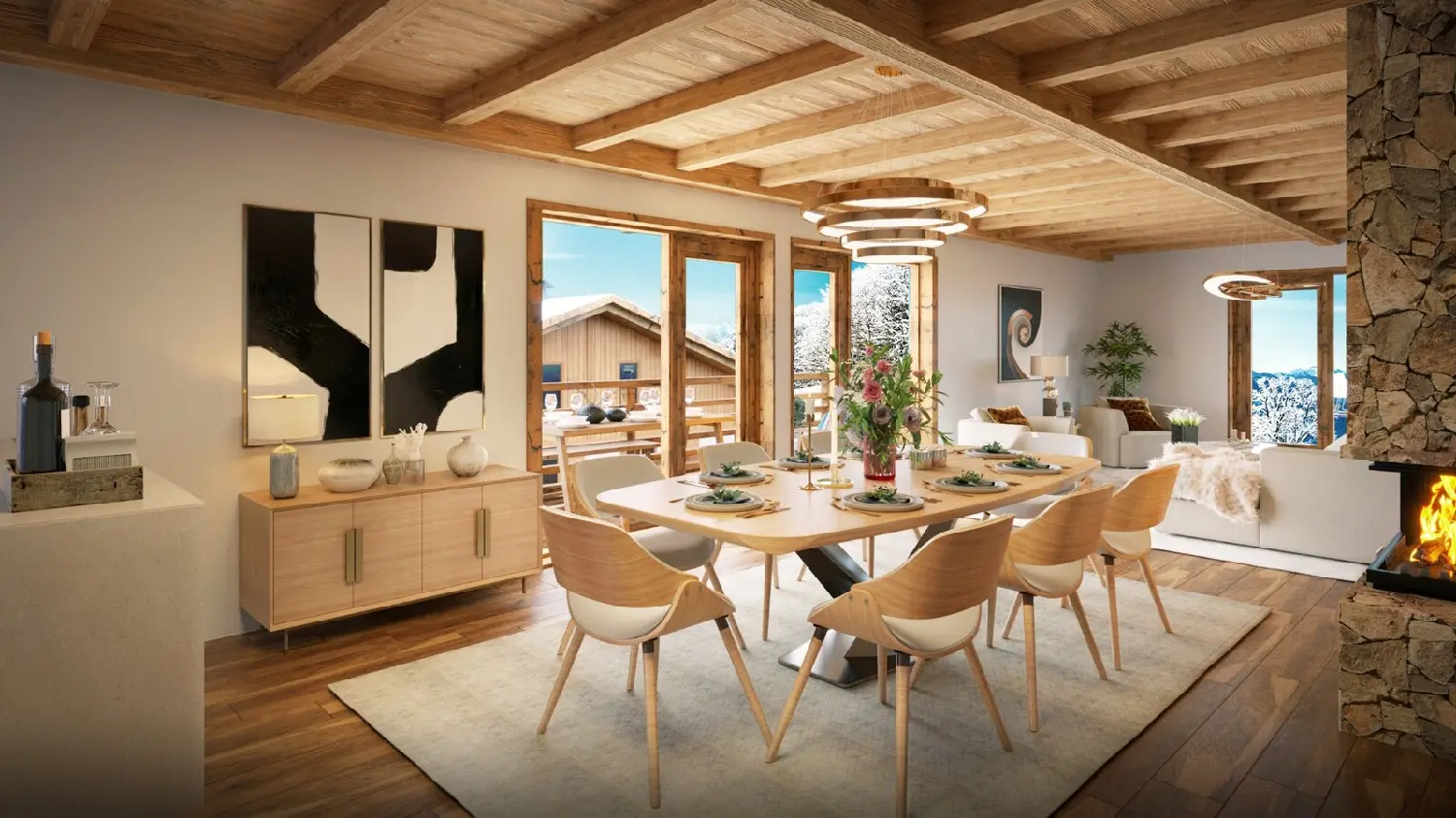  te koop huis Megève Haute-Savoie 3