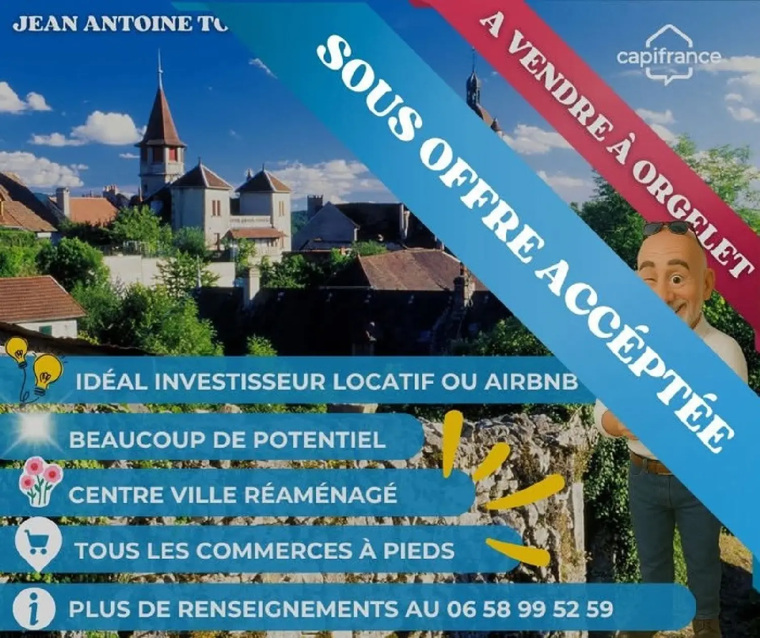  te koop huis Orgelet Jura 1