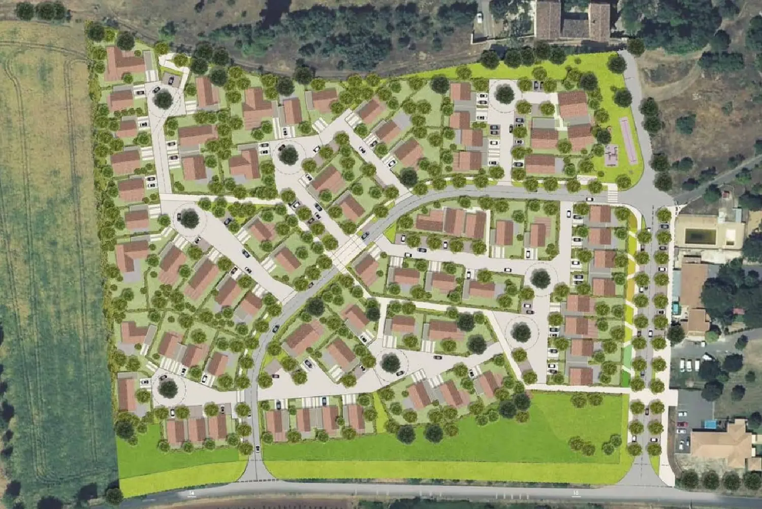 en venta terreno Bessan Hérault 2