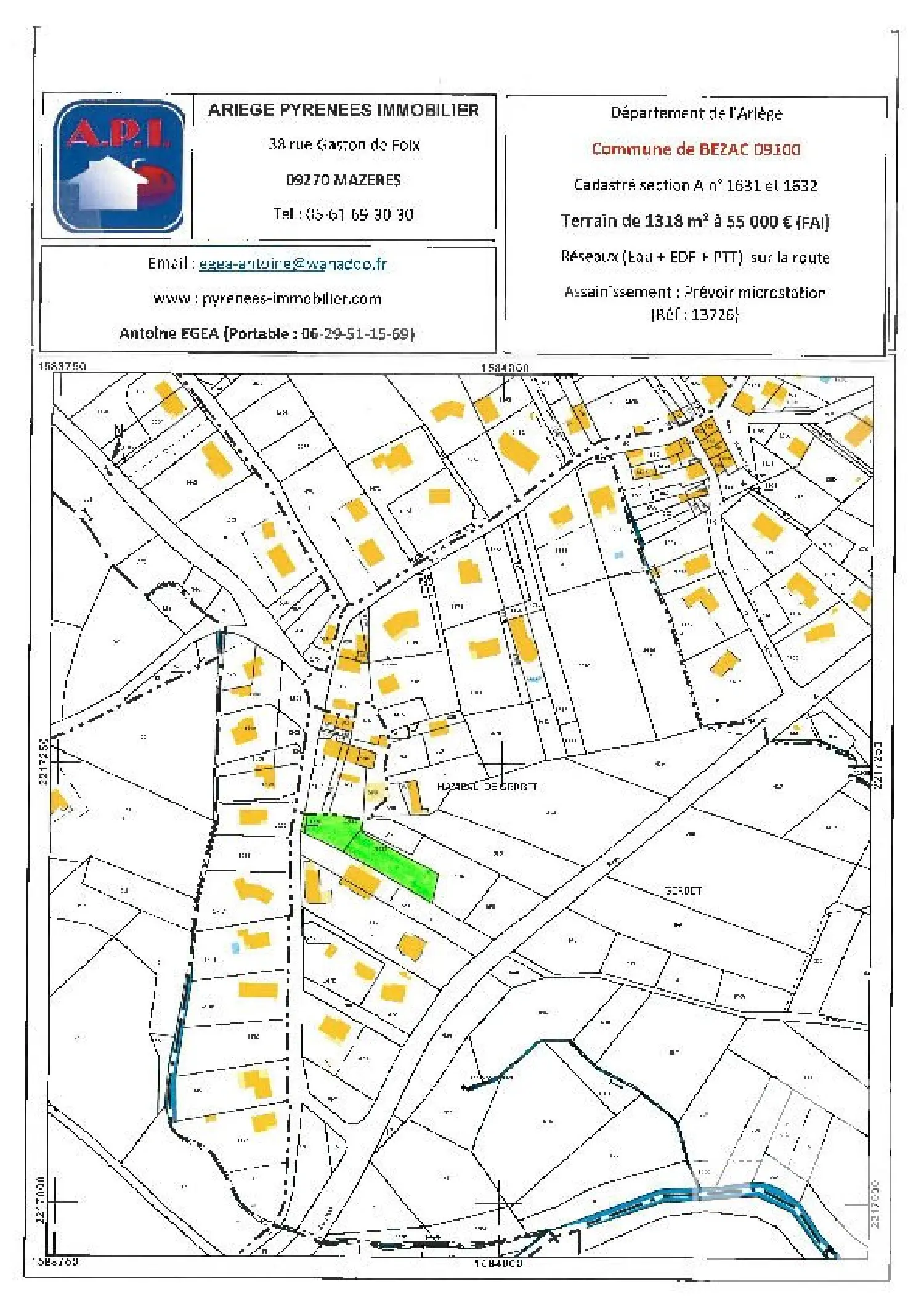  en venta terreno Bézac Ariège 2