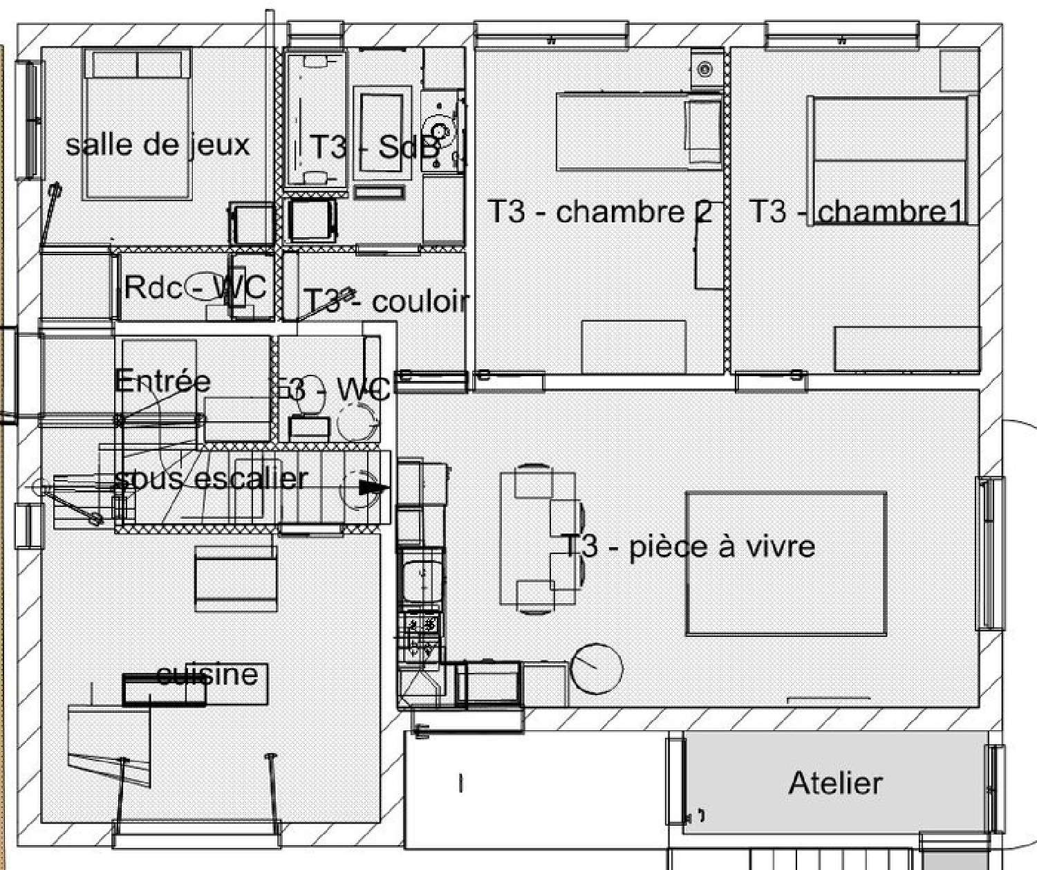  à vendre appartement Chaponost Rhône 5