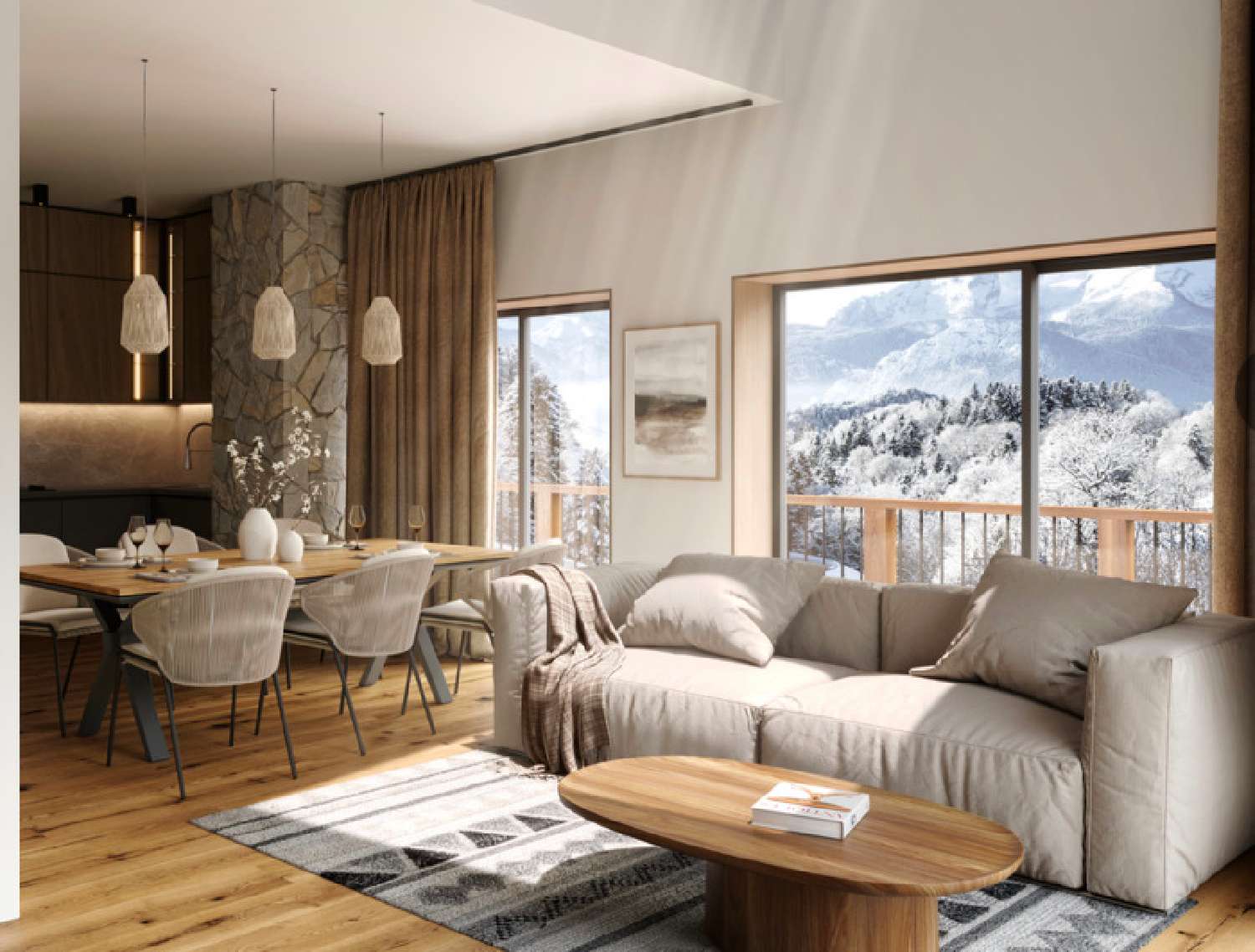 for sale apartment Les Houches Haute-Savoie 1