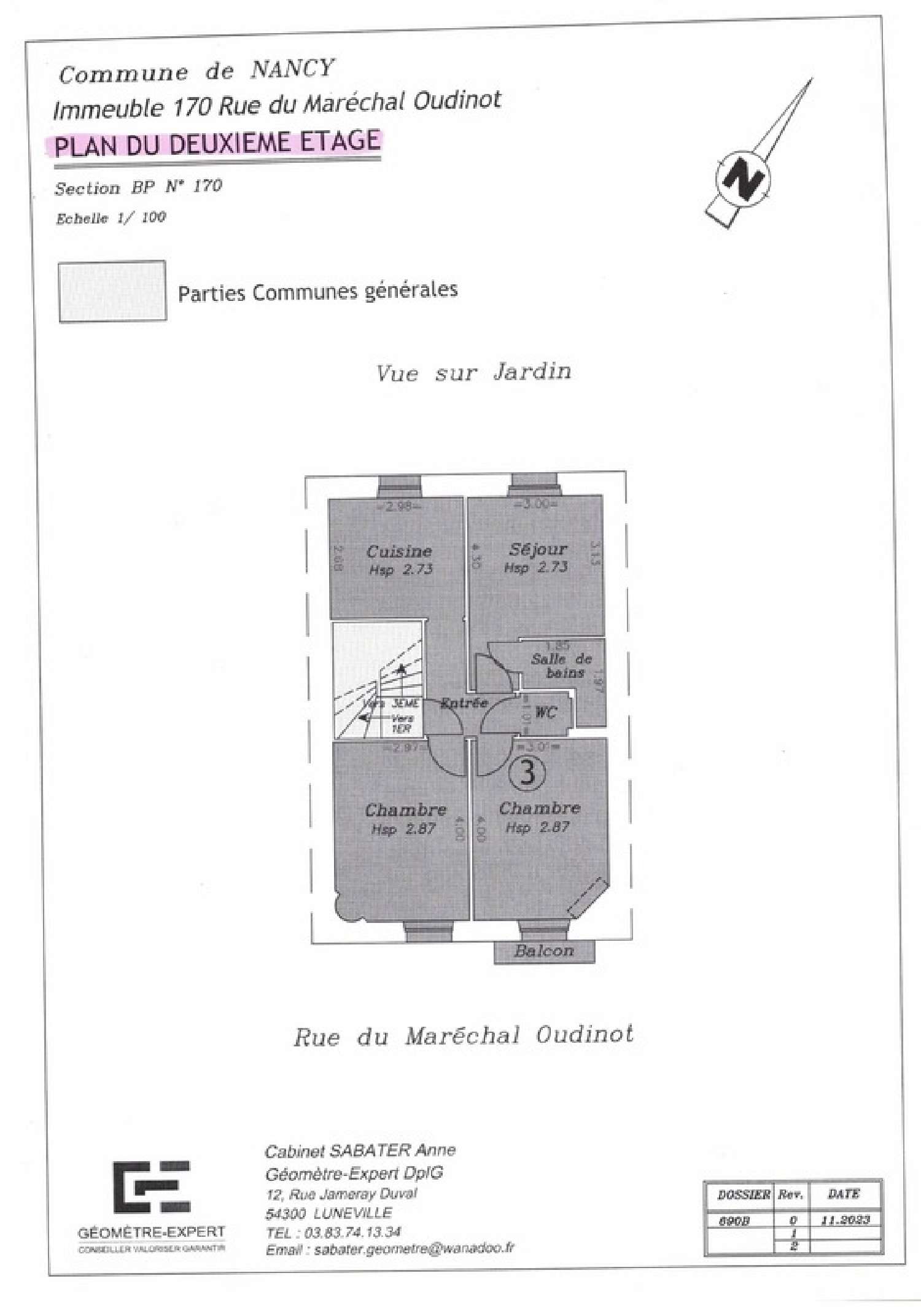  à vendre appartement Nancy Meurthe-et-Moselle 1