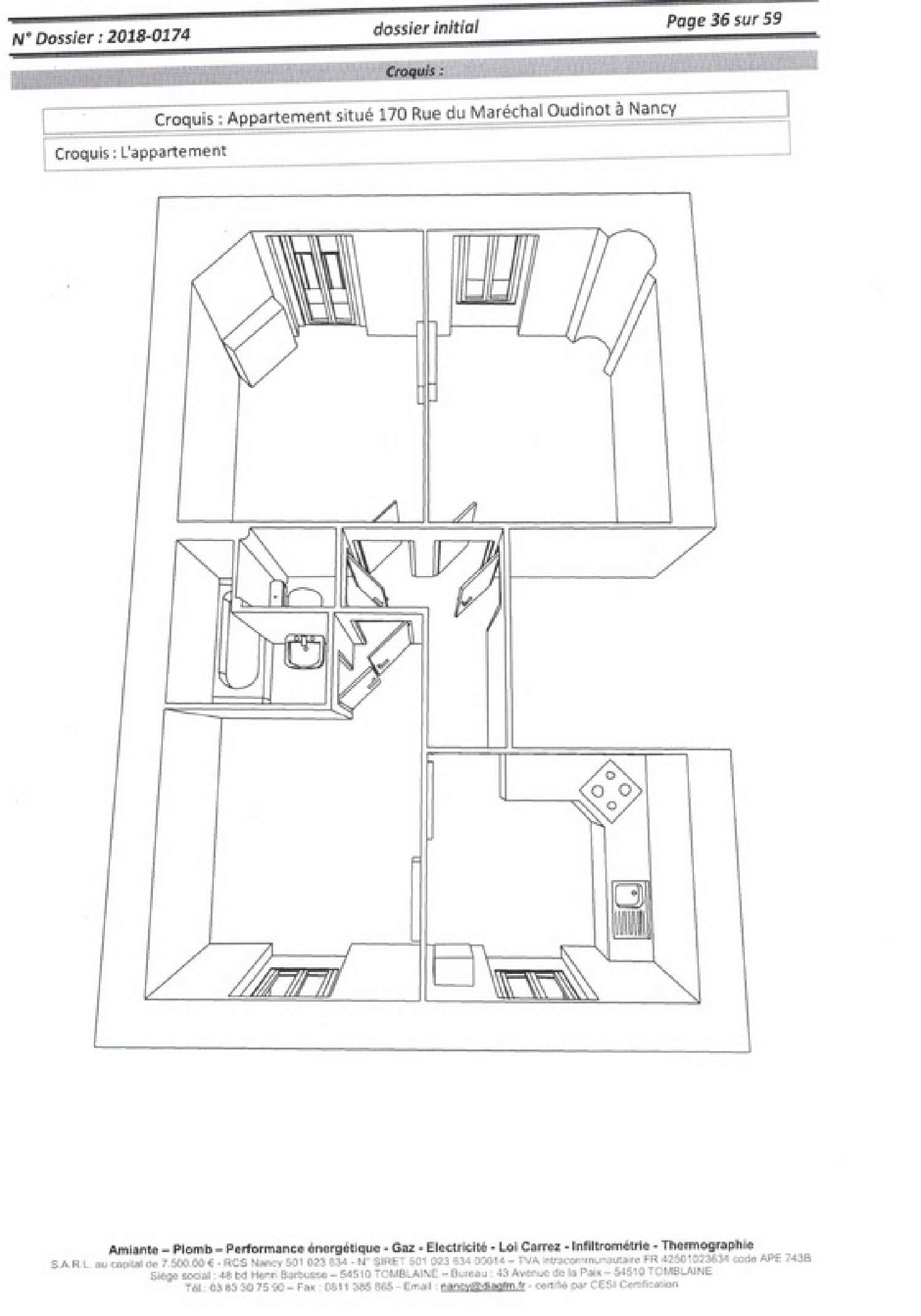  à vendre appartement Nancy Meurthe-et-Moselle 2