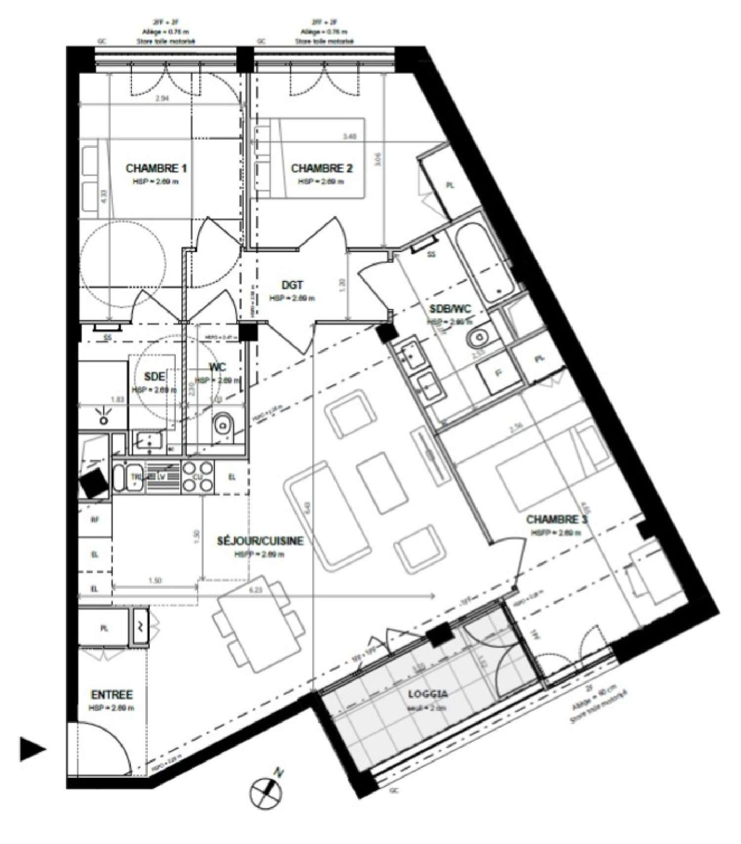  for sale apartment Paris 16e Arrondissement Paris (Seine) 2