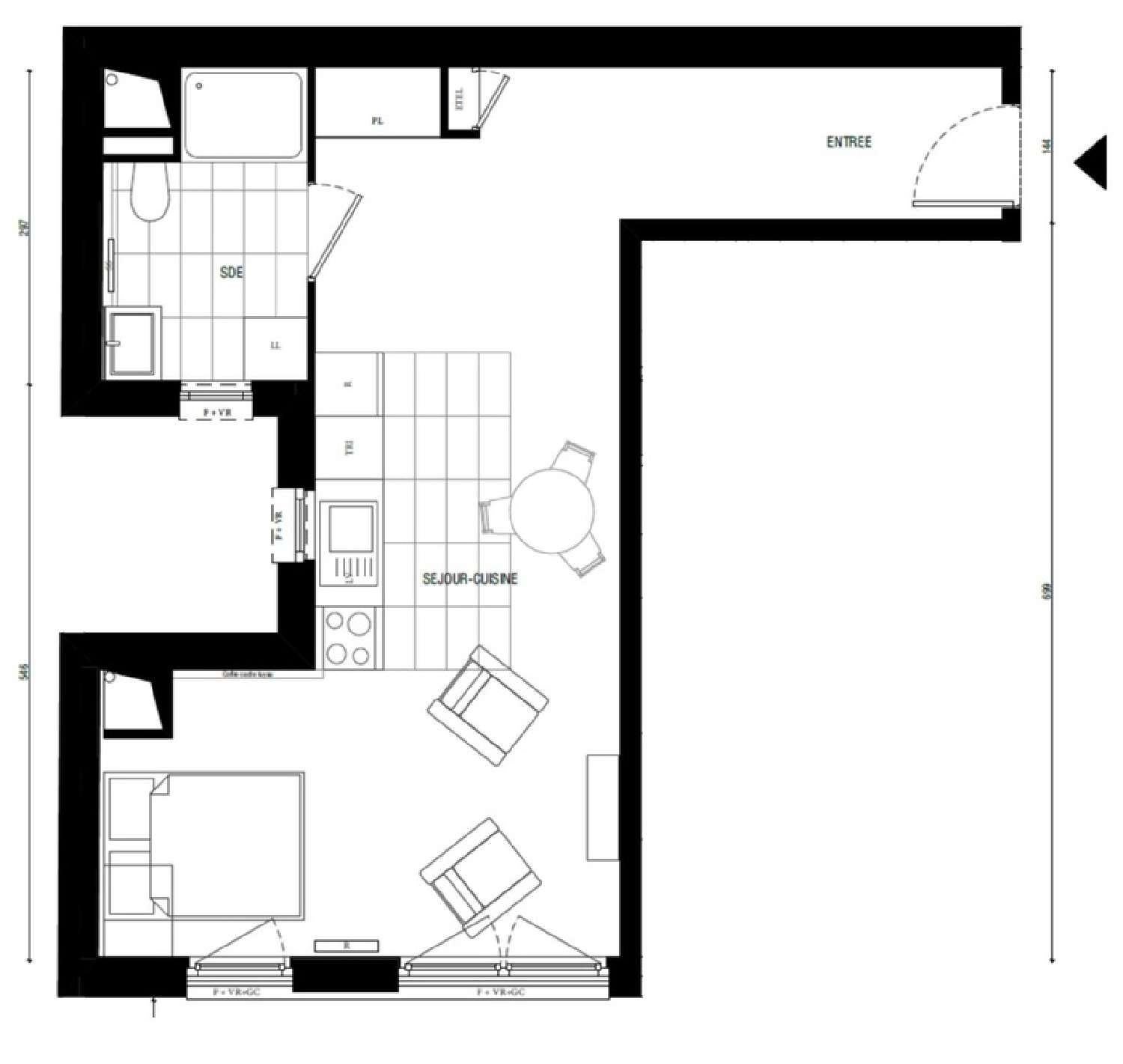  te koop appartement Paris 18e Arrondissement Parijs (Seine) 1