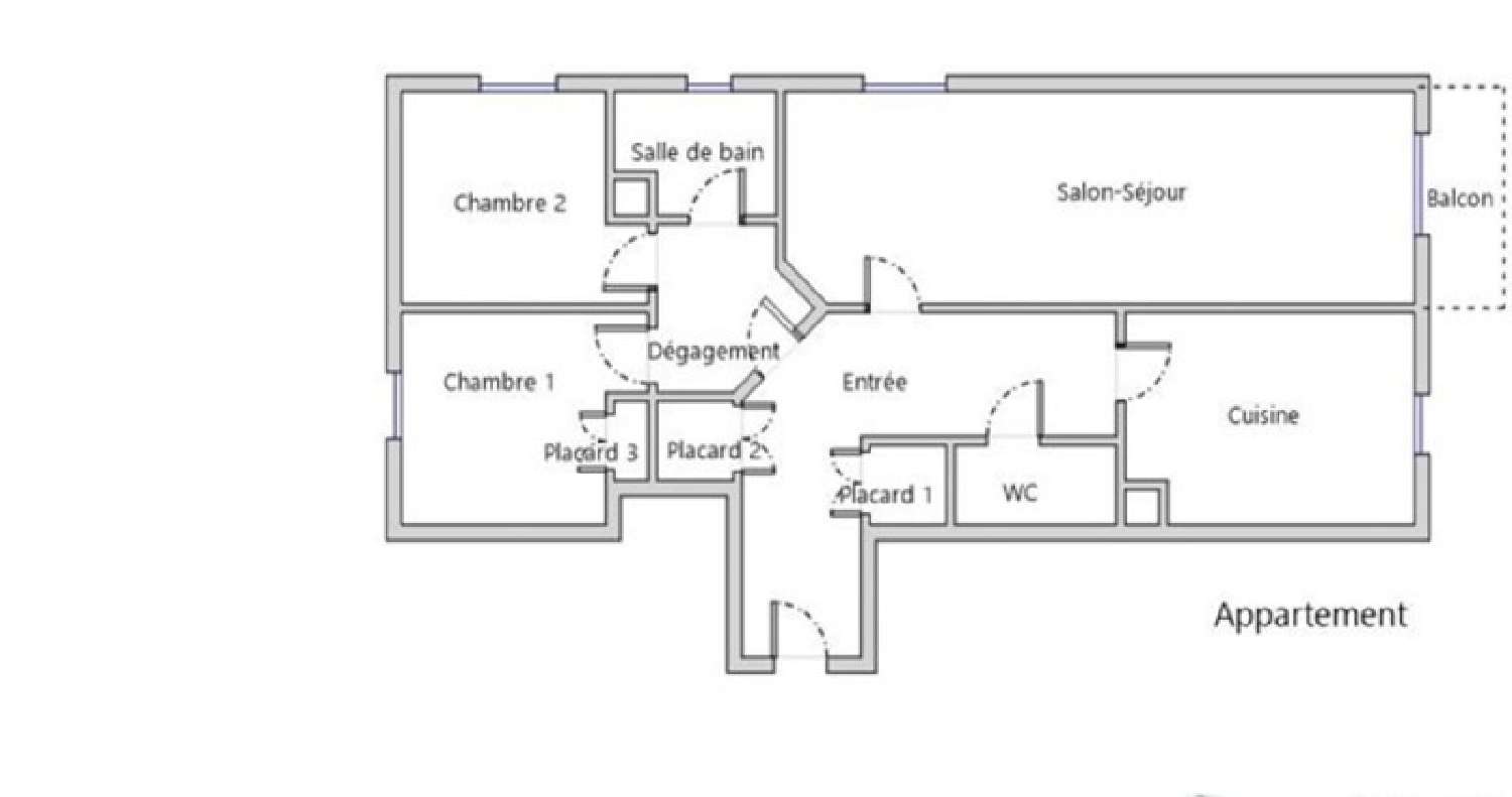 te koop appartement Saint-Thibault-des-Vignes Seine-et-Marne 2