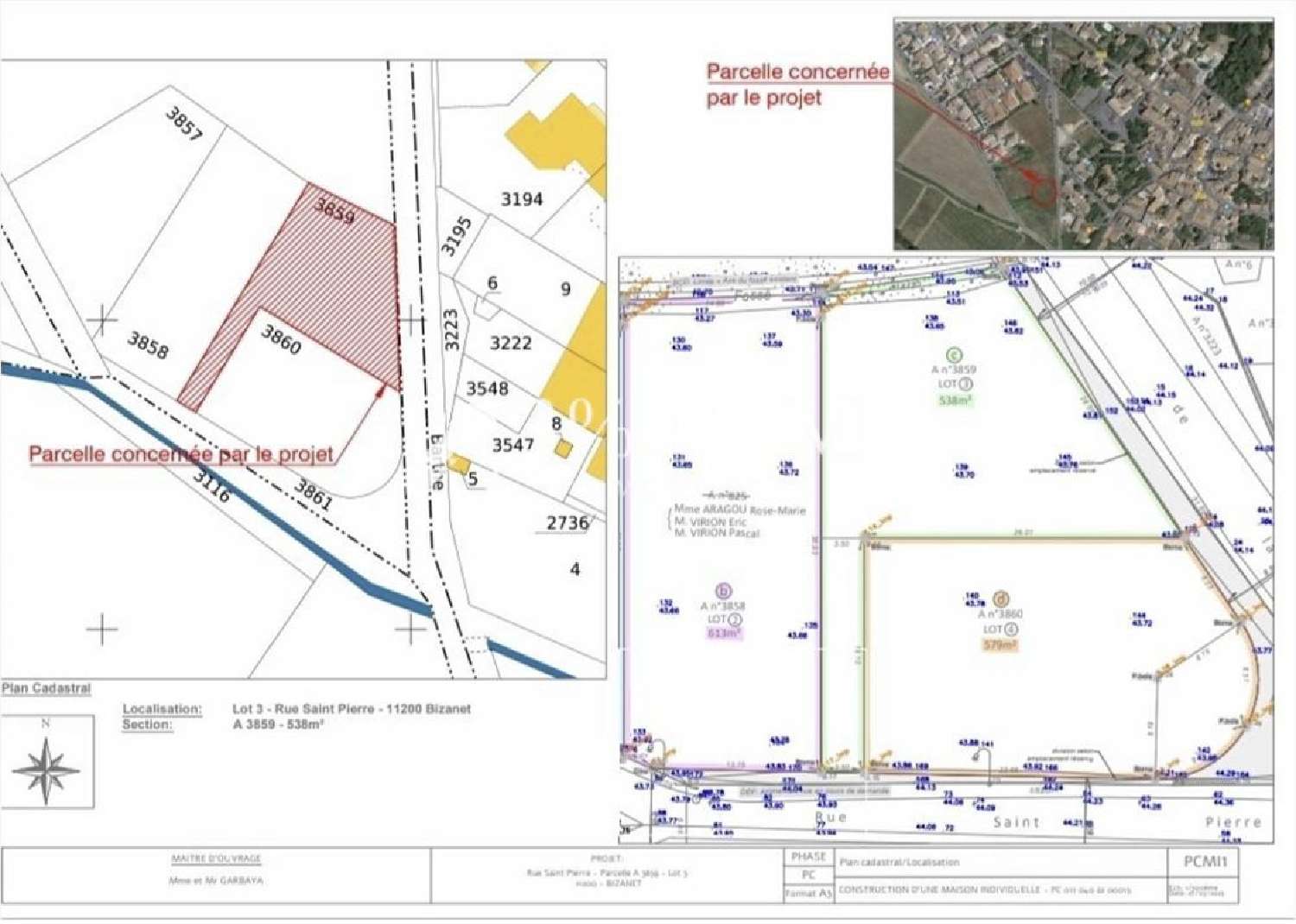 te koop terrein Bizanet Aude 2