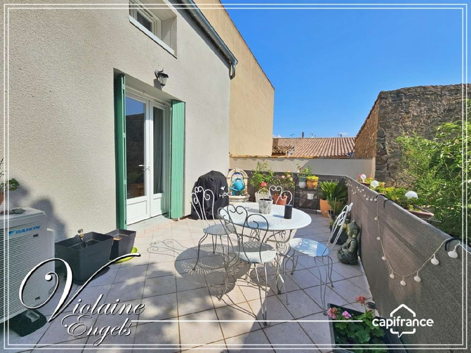  for sale village house Puicheric Aude 1