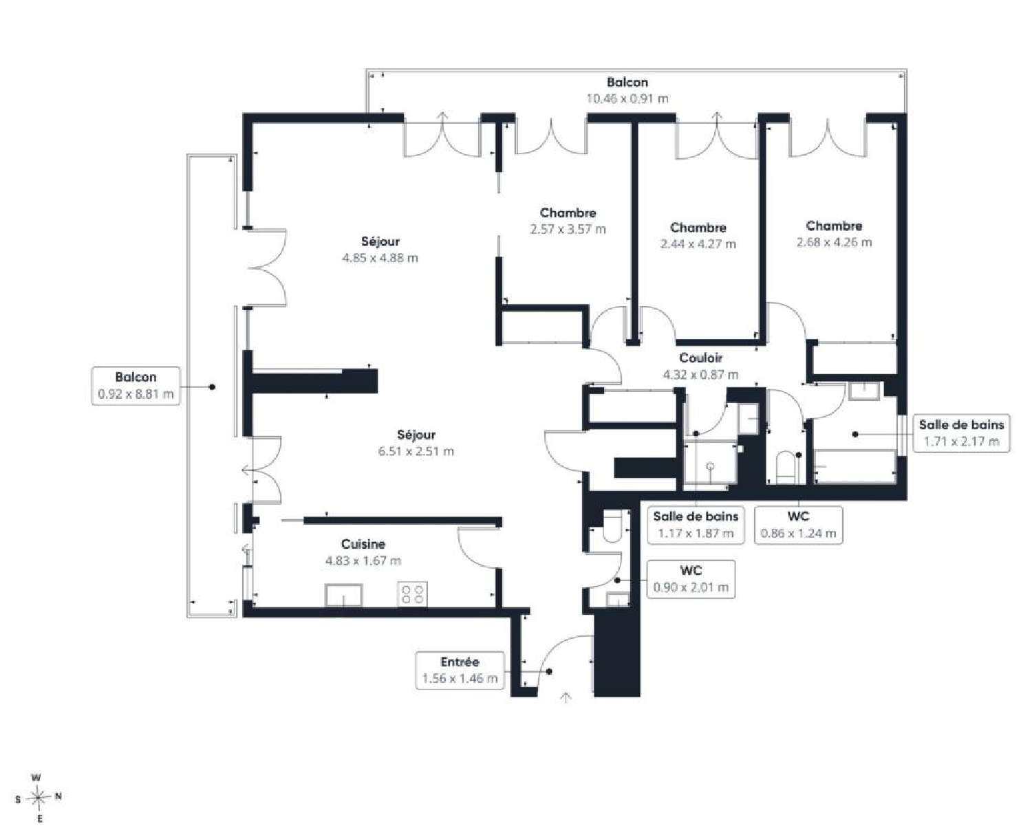 à vendre appartement Boulogne-Billancourt Hauts-de-Seine 4
