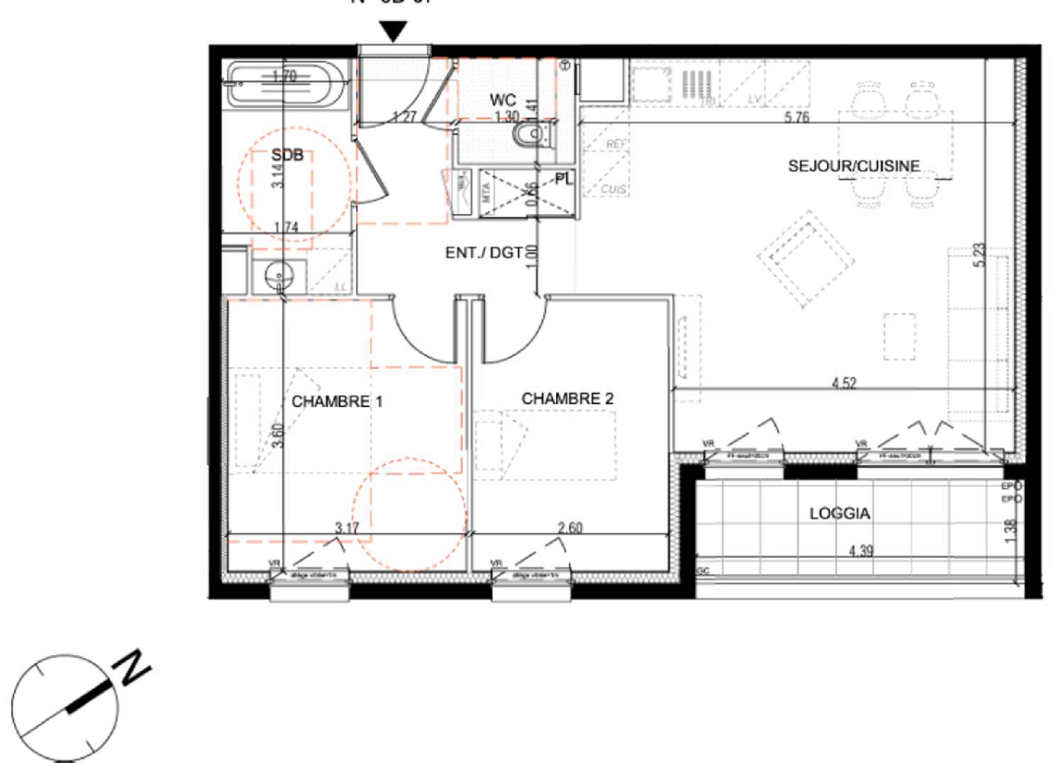 for sale apartment Montigny-lès-Metz Moselle 4