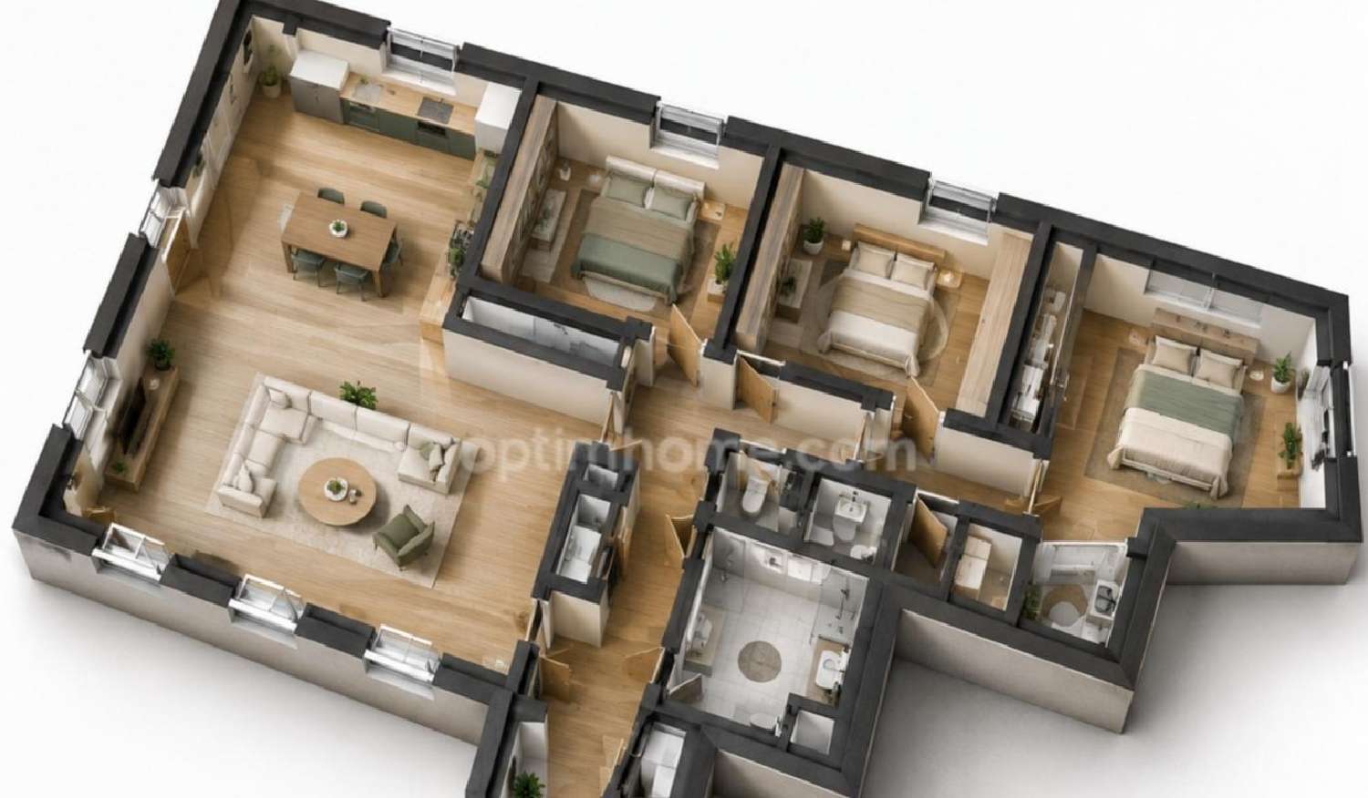  à vendre appartement Nantes 44300 Loire-Atlantique 3