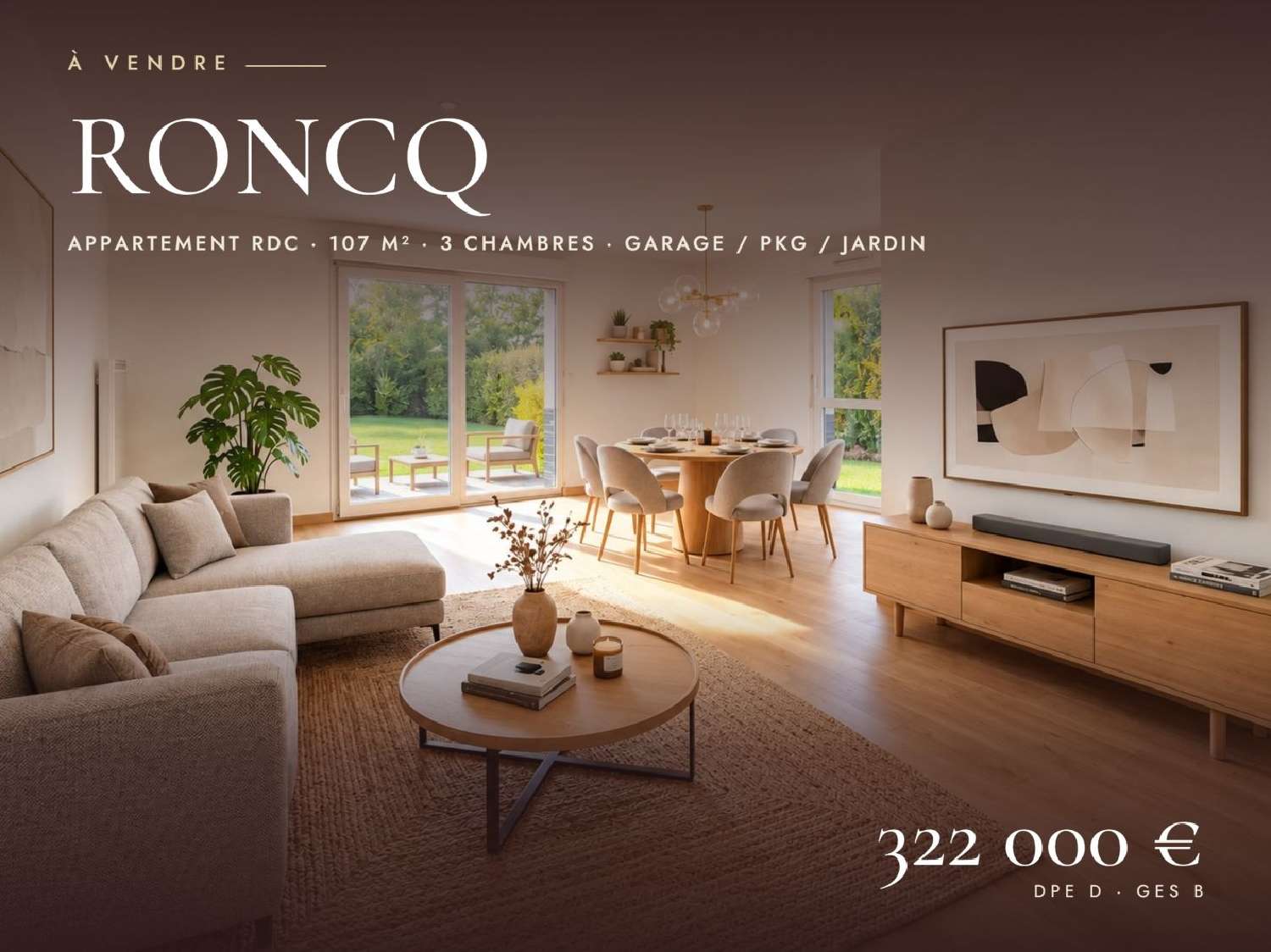  for sale apartment Roncq Nord 1