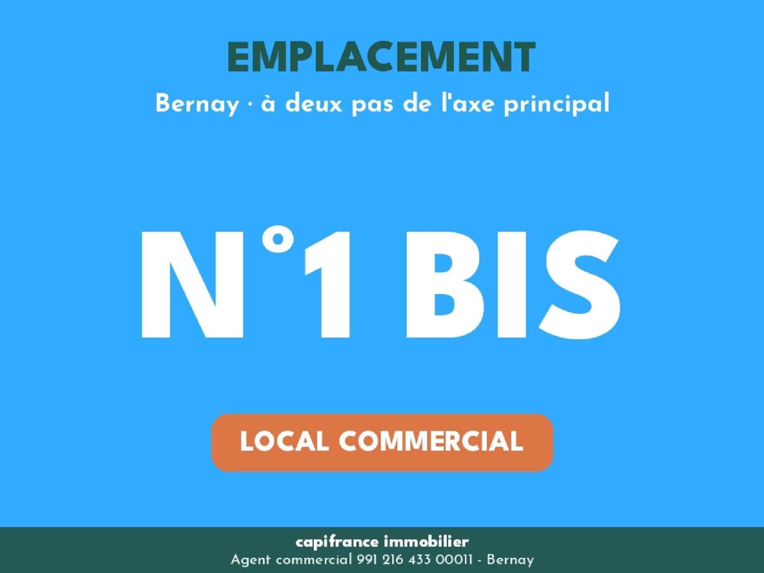  for sale commercial Bernay Eure 2