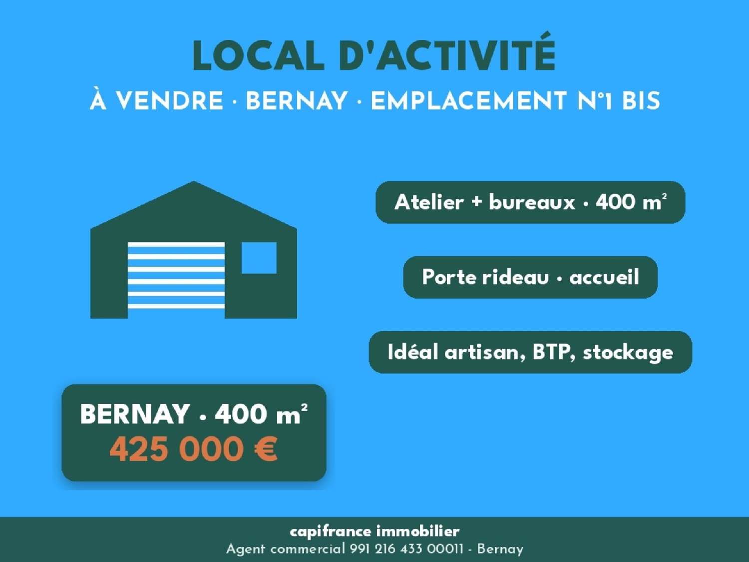 for sale commercial Bernay Eure 5