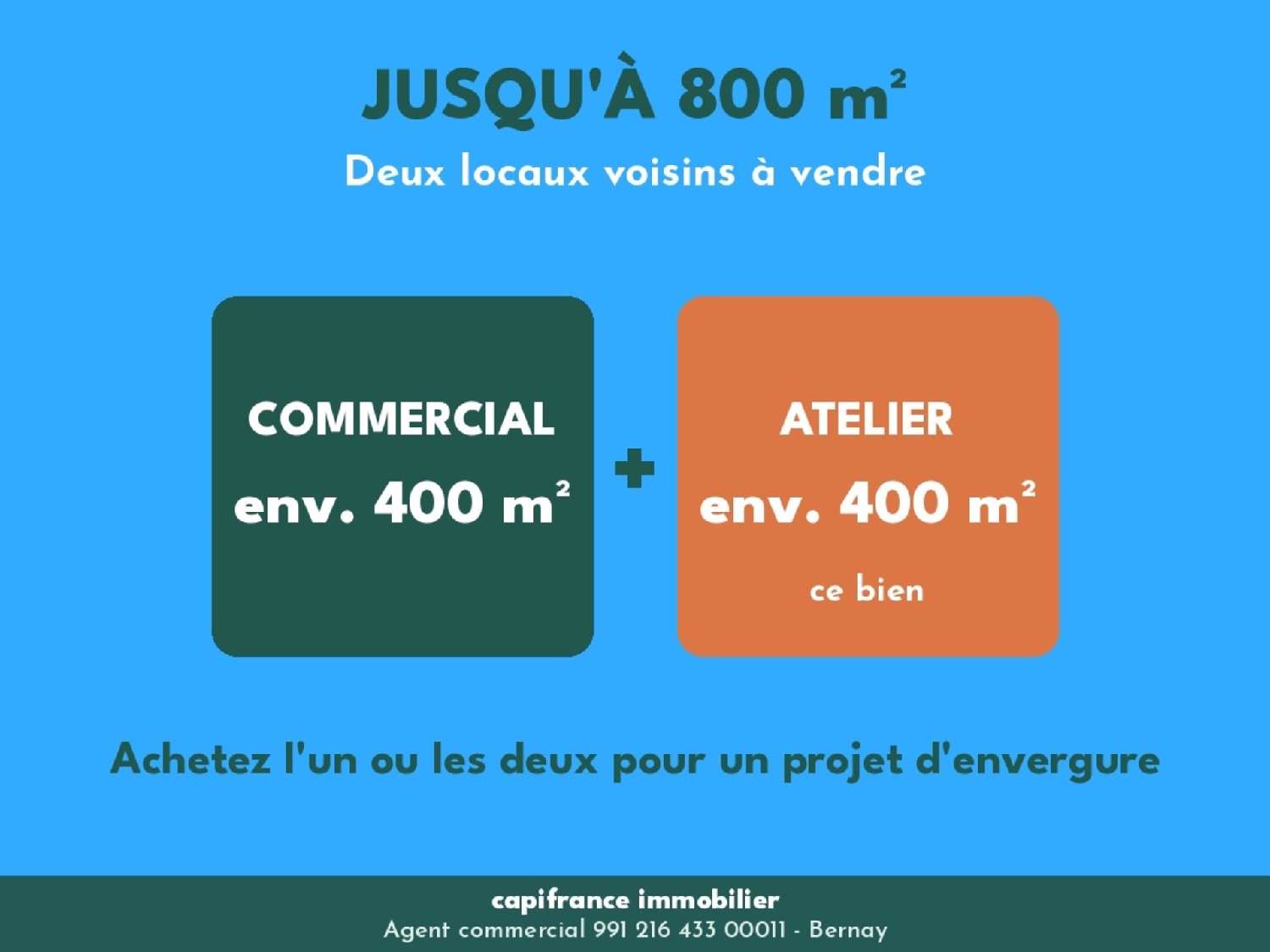 for sale commercial Bernay Eure 8