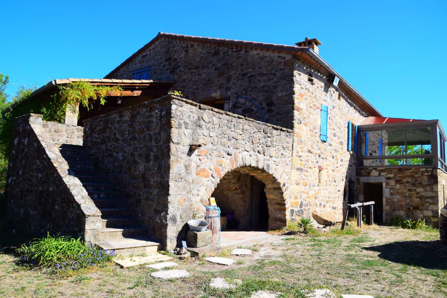  en venta casa rústica Chassiers Ardèche 2