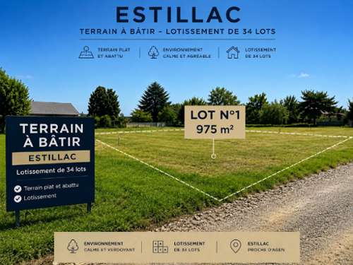 Estillac Lot-et-Garonne Grundstück Bild 7428239