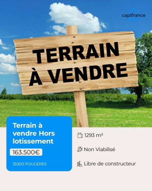 Fougères Ille-et-Vilaine terrein foto 7420604
