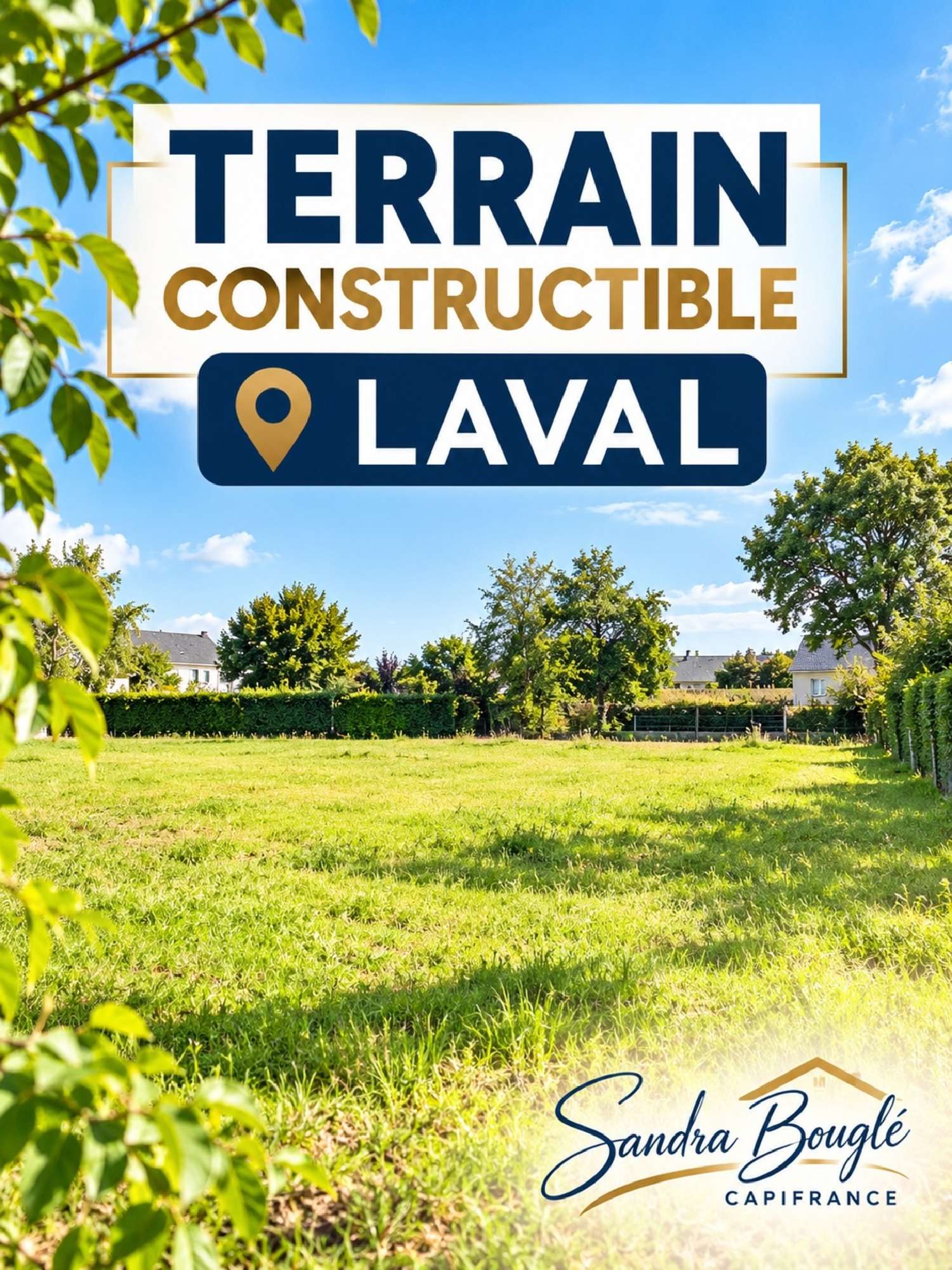  for sale terrain Laval Mayenne 1