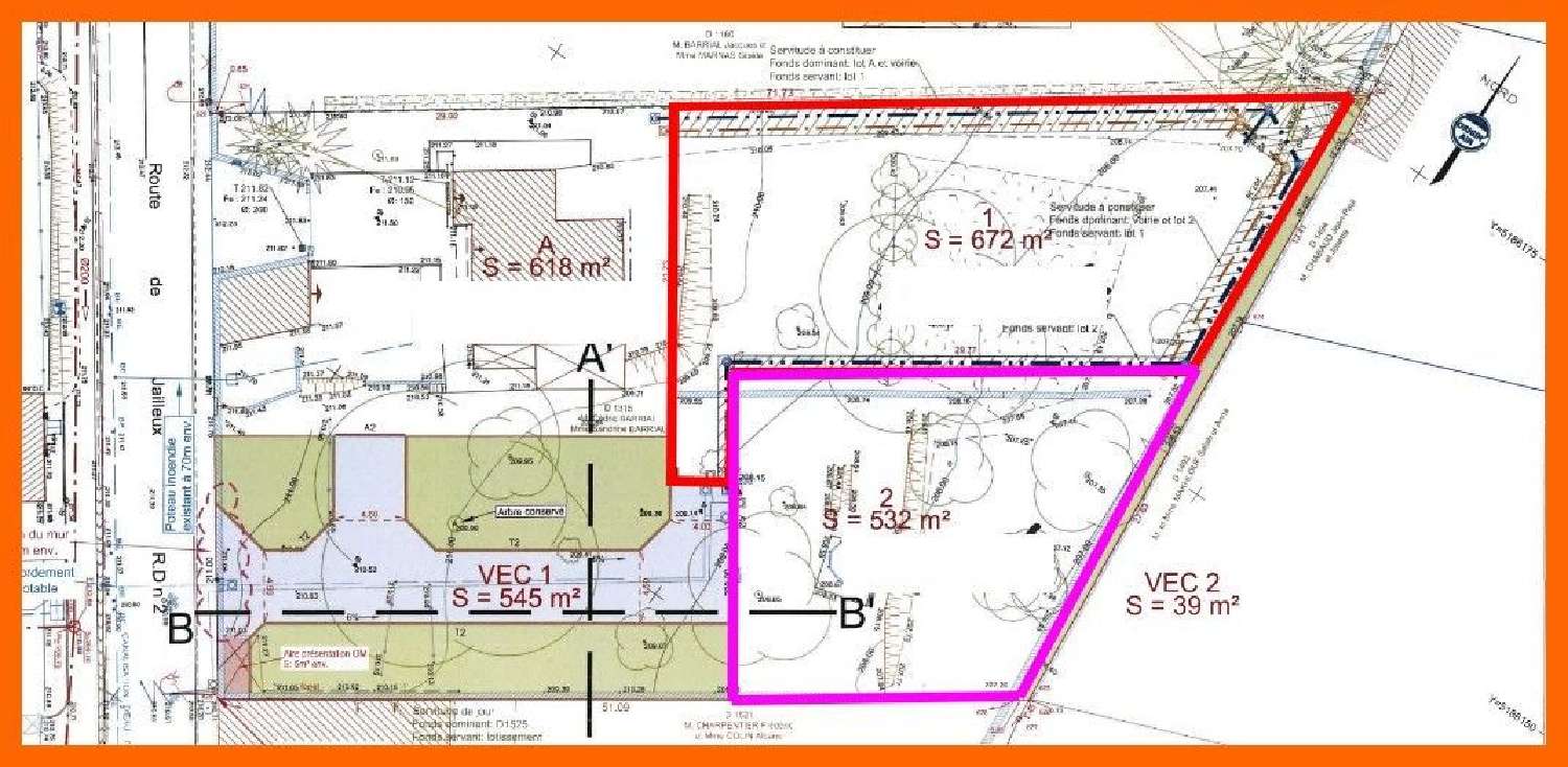 en venta terreno Montluel Ain 1