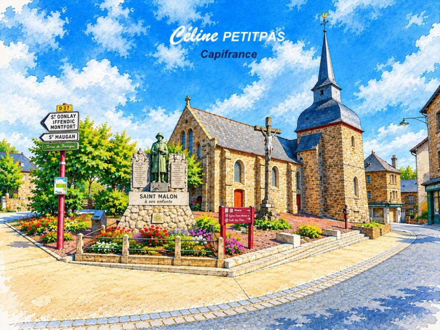 for sale terrain Saint-Gonlay Ille-et-Vilaine 7