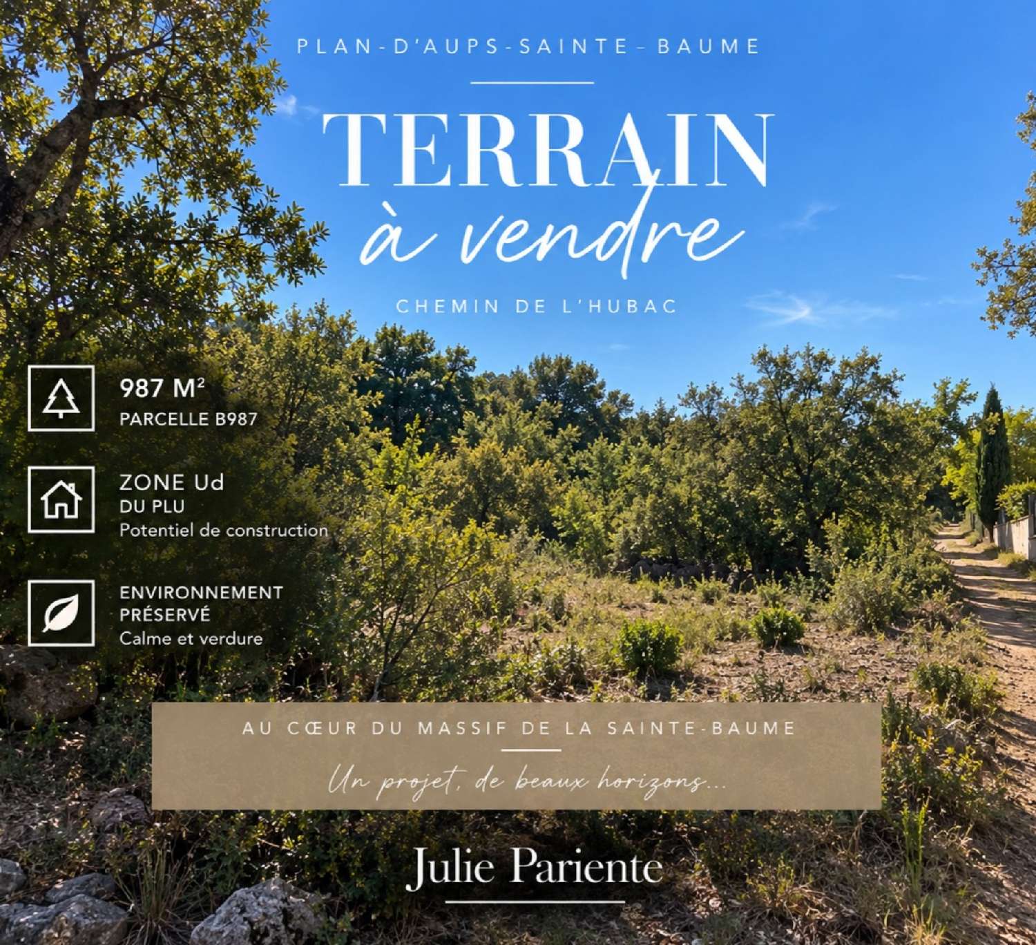 en venta terreno Saint-Zacharie Var 1