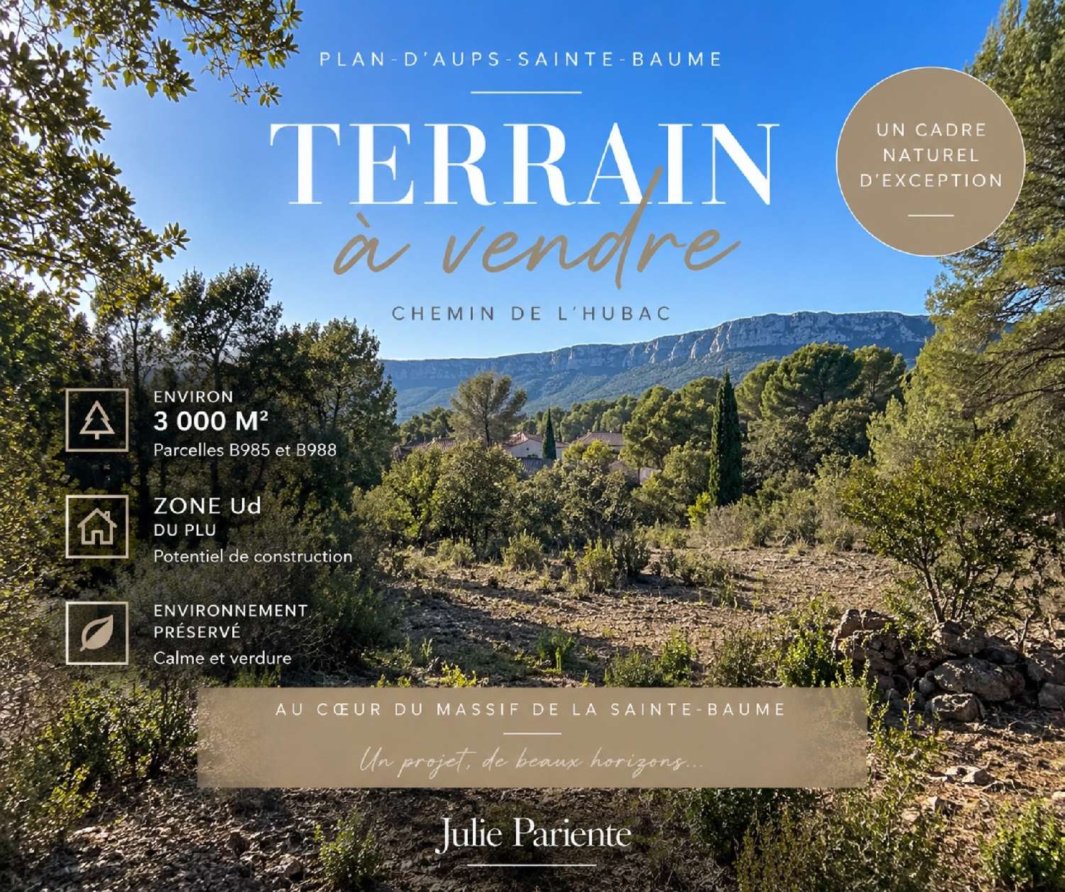 en venta terreno Saint-Zacharie Var 1
