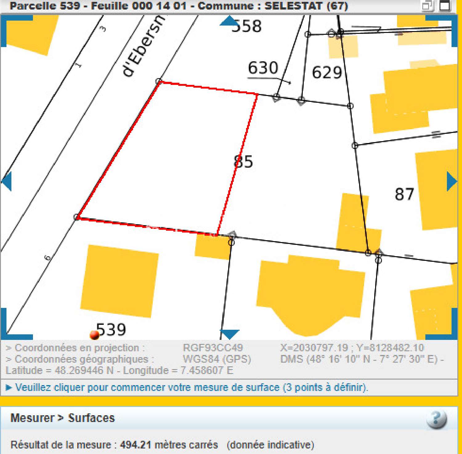 en venta terreno Sélestat Bas-Rhin 3