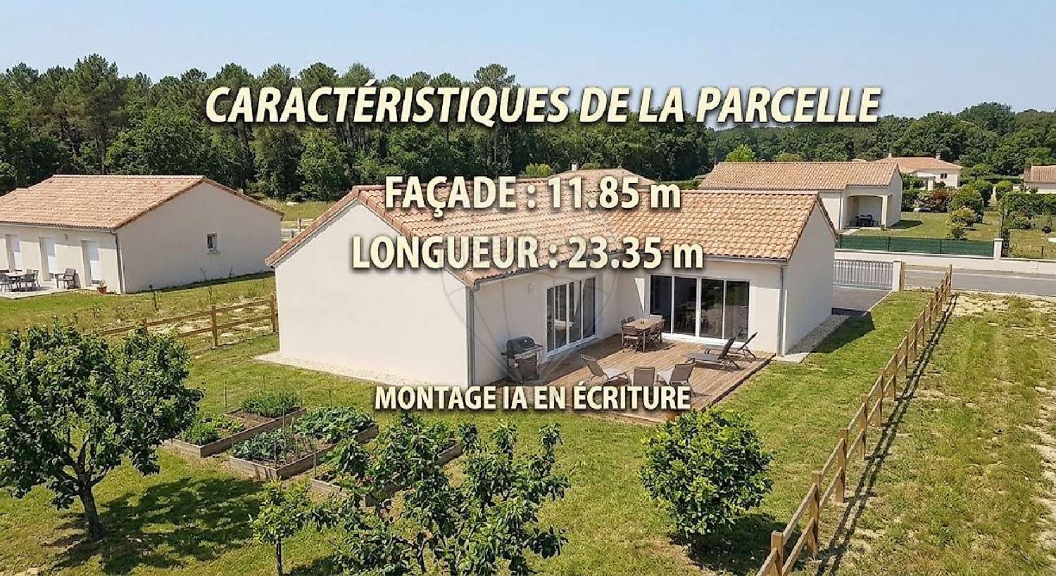  à vendre terrain Sémussac Charente-Maritime 4