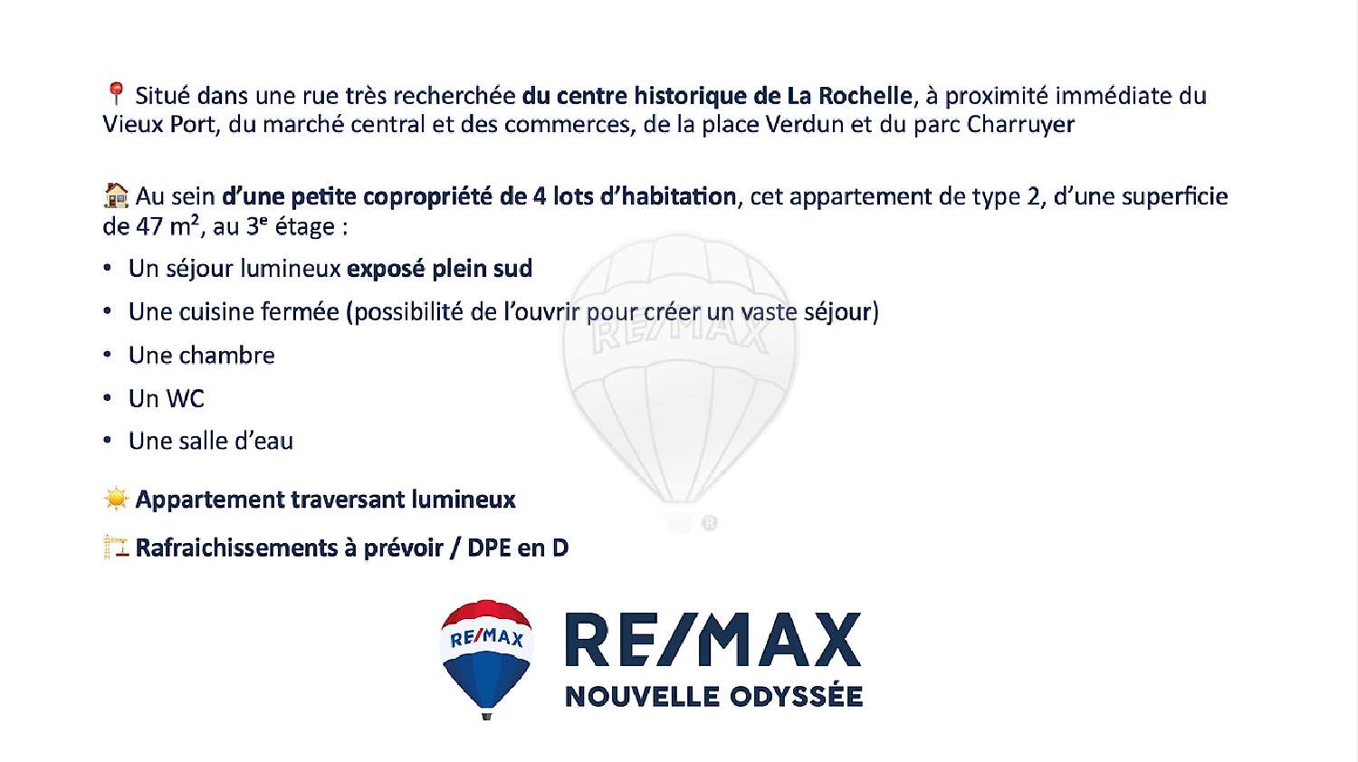  à vendre appartement La Rochelle Charente-Maritime 2