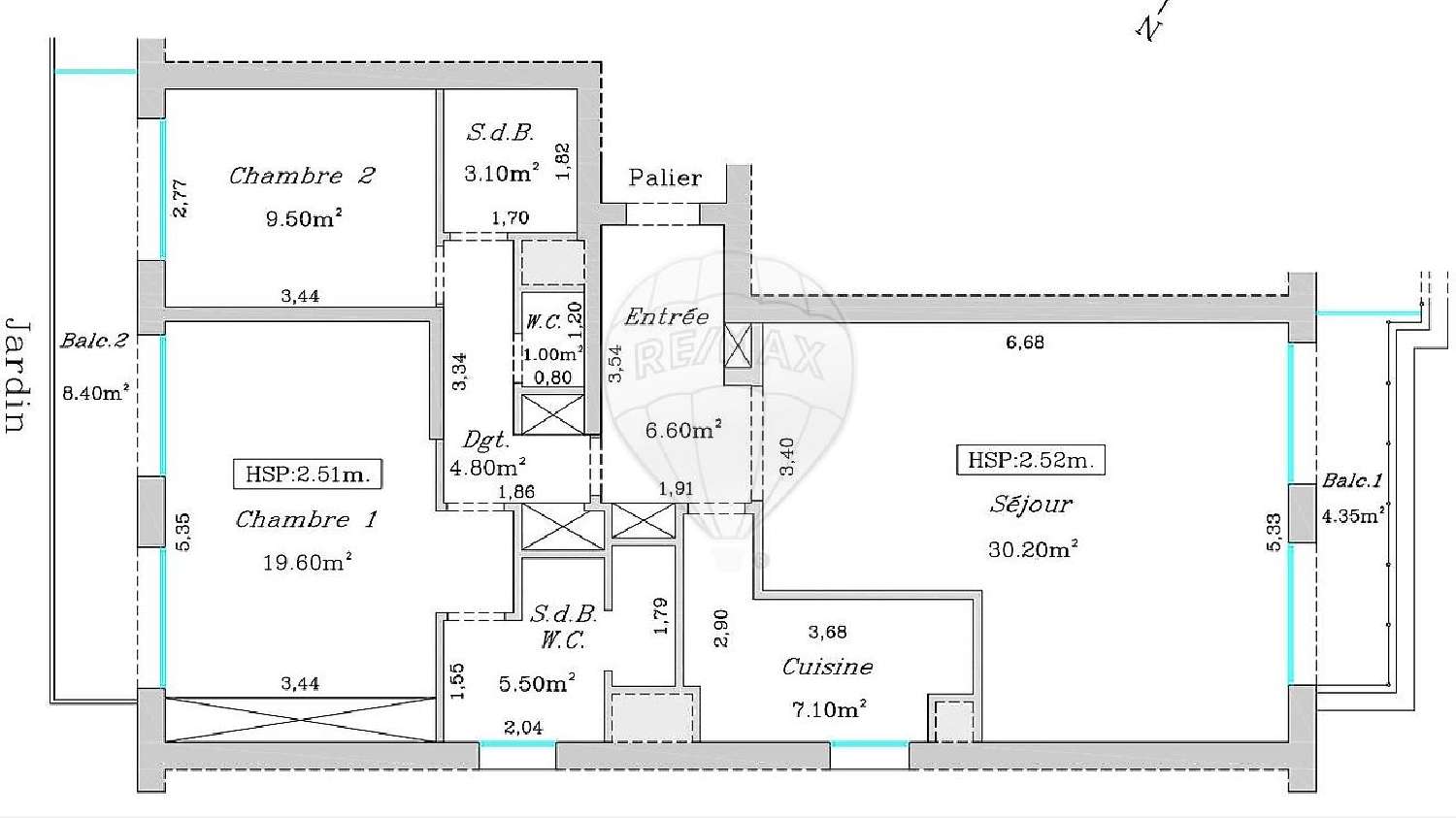  à vendre appartement Le Blanc-Mesnil Seine-Saint-Denis 3