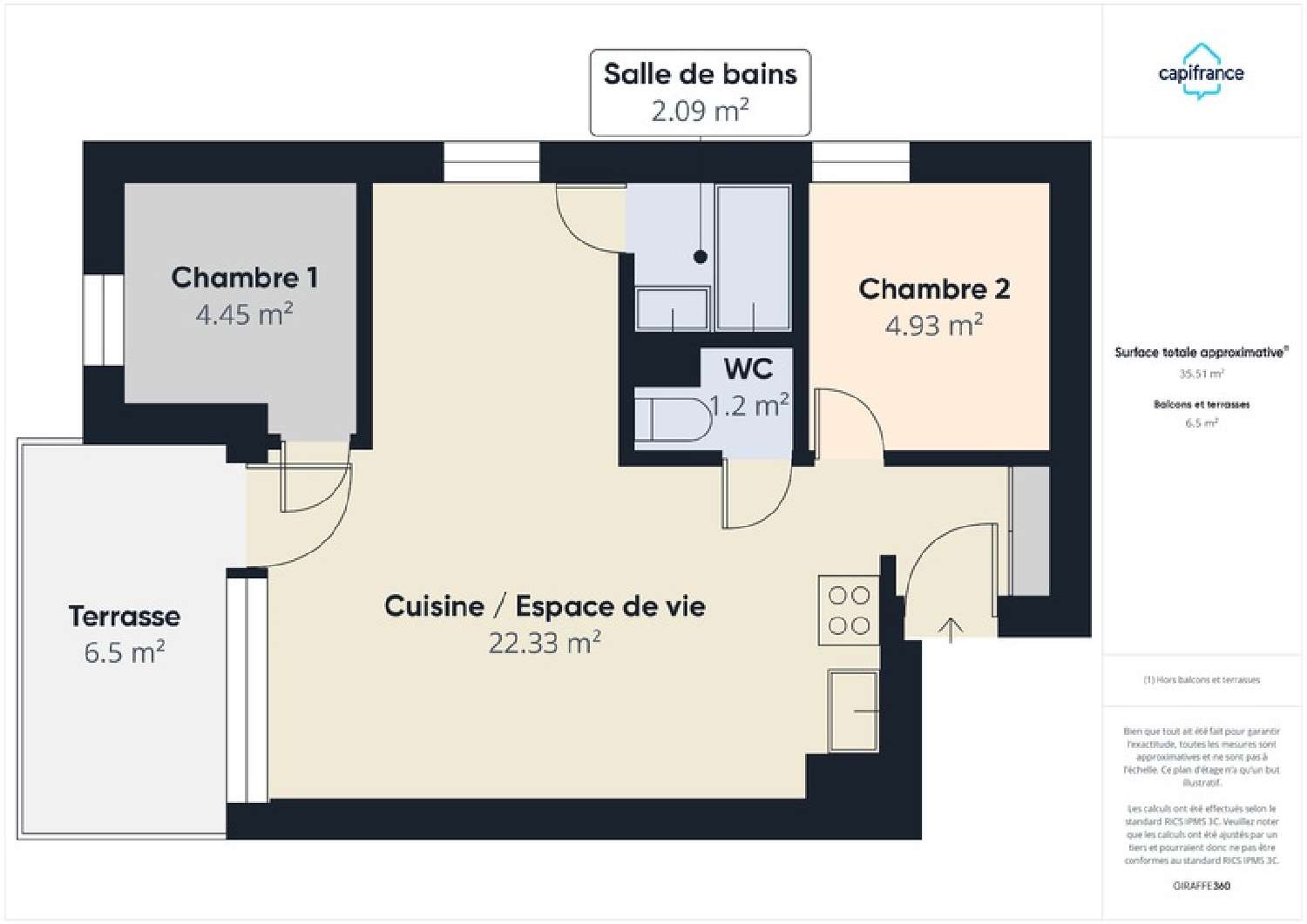  à vendre appartement Morillon Haute-Savoie 8