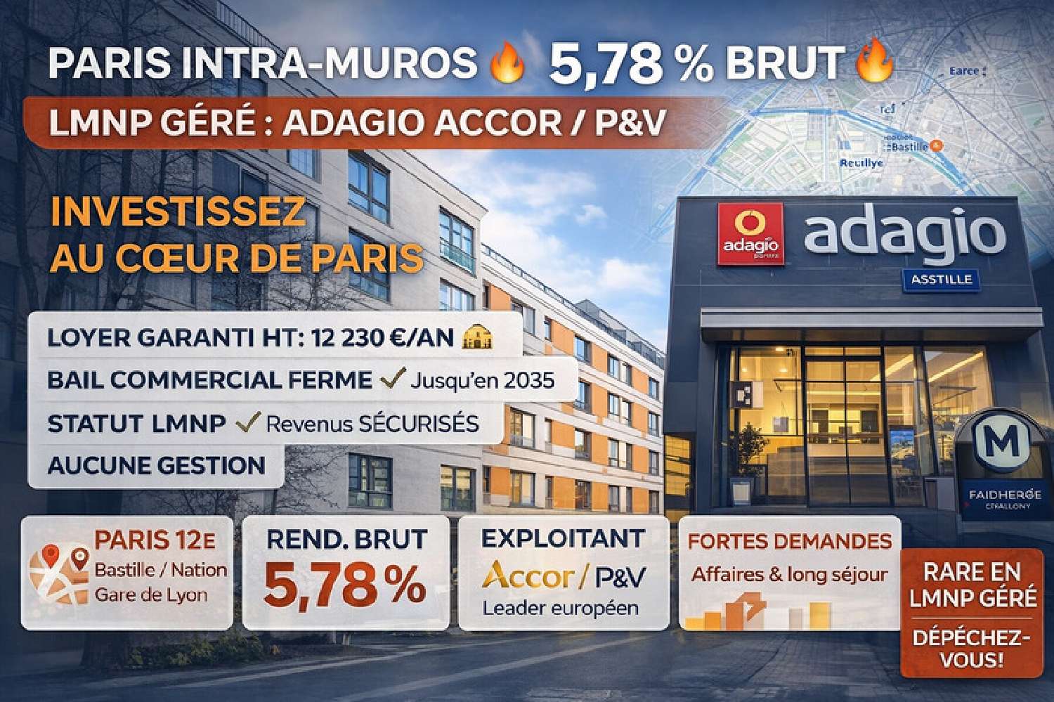  te koop appartement Paris 12e Arrondissement Parijs (Seine) 1