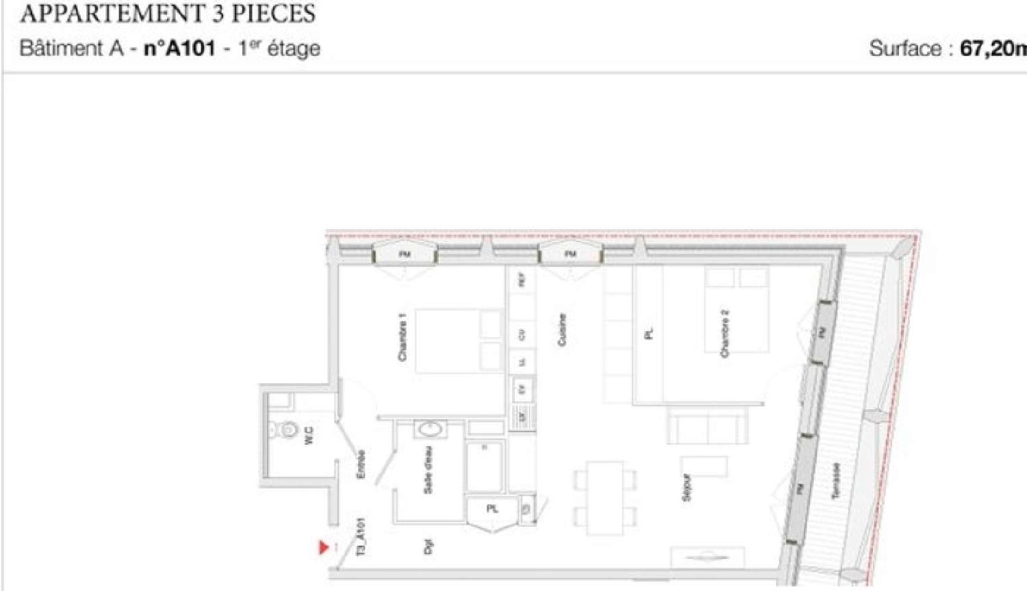 à vendre appartement Toulouse 31300 Haute-Garonne 4