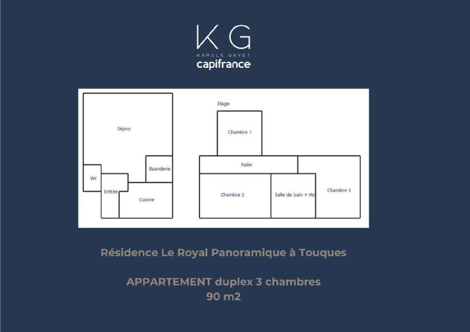  for sale apartment Touques Calvados 6