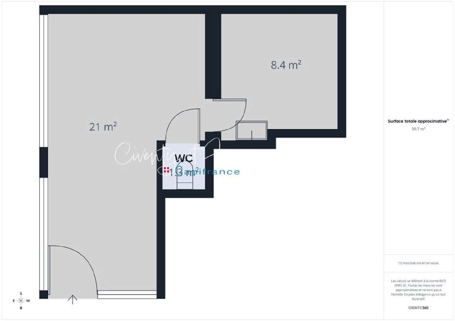 te koop bedrijfsruimte/ kantoor Méry Savoie 7