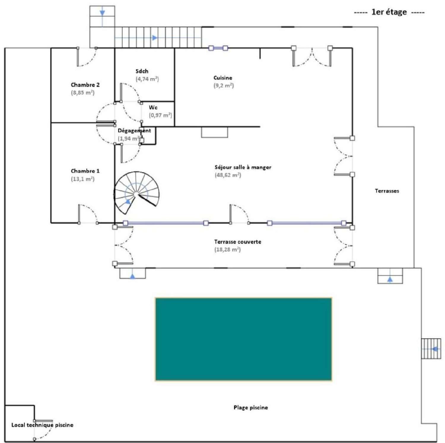  te koop huis Sainte-Maxime Var 8