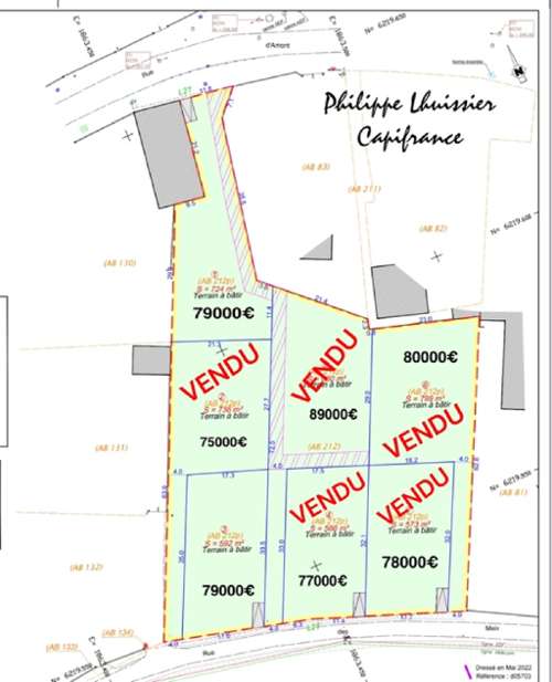 Bessey-lès-Citeaux Côte-d'Or terrain foto 7264171