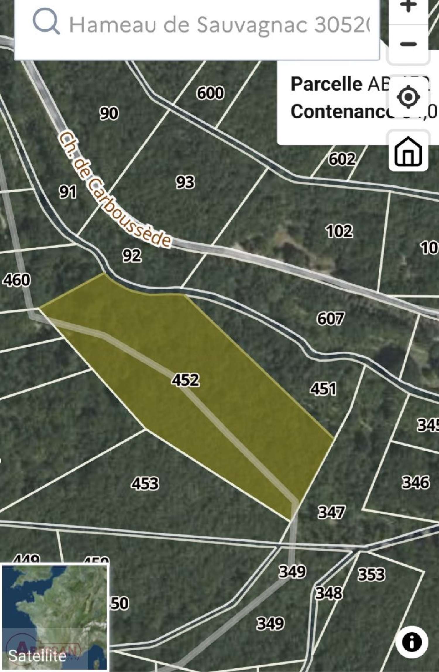  à vendre terrain Saint-Martin-de-Valgalgues Gard 1