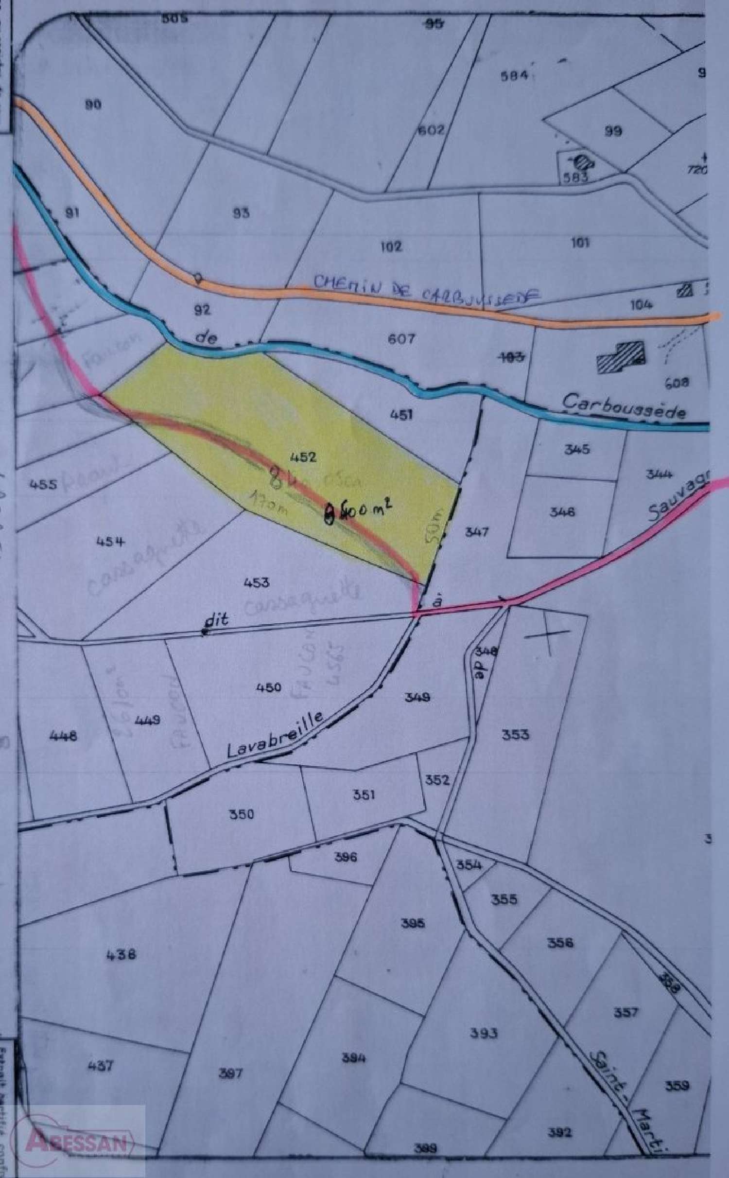  à vendre terrain Saint-Martin-de-Valgalgues Gard 2