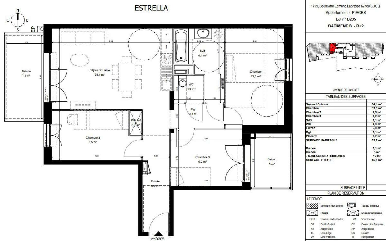  te koop appartement Cucq Pas-de-Calais 3