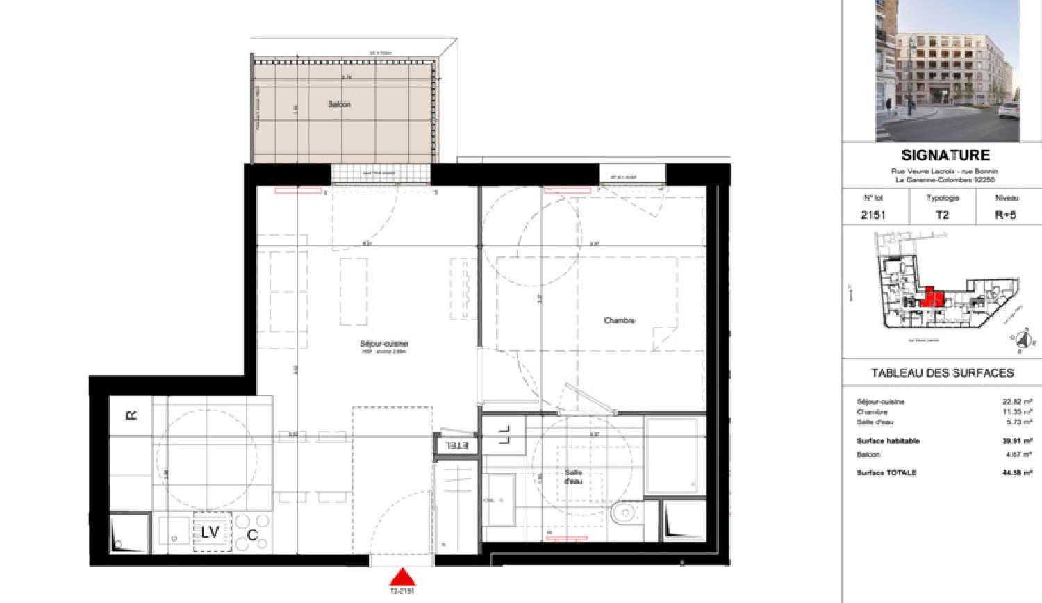  for sale apartment La Garenne-Colombes Hauts-de-Seine 7