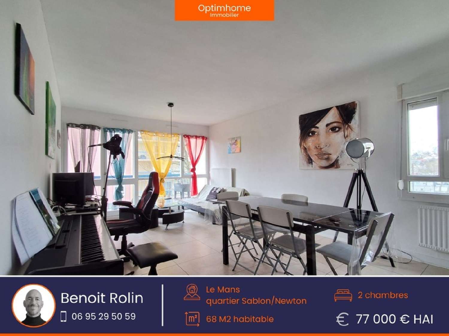  à vendre appartement Le Mans 72100 Sarthe 1