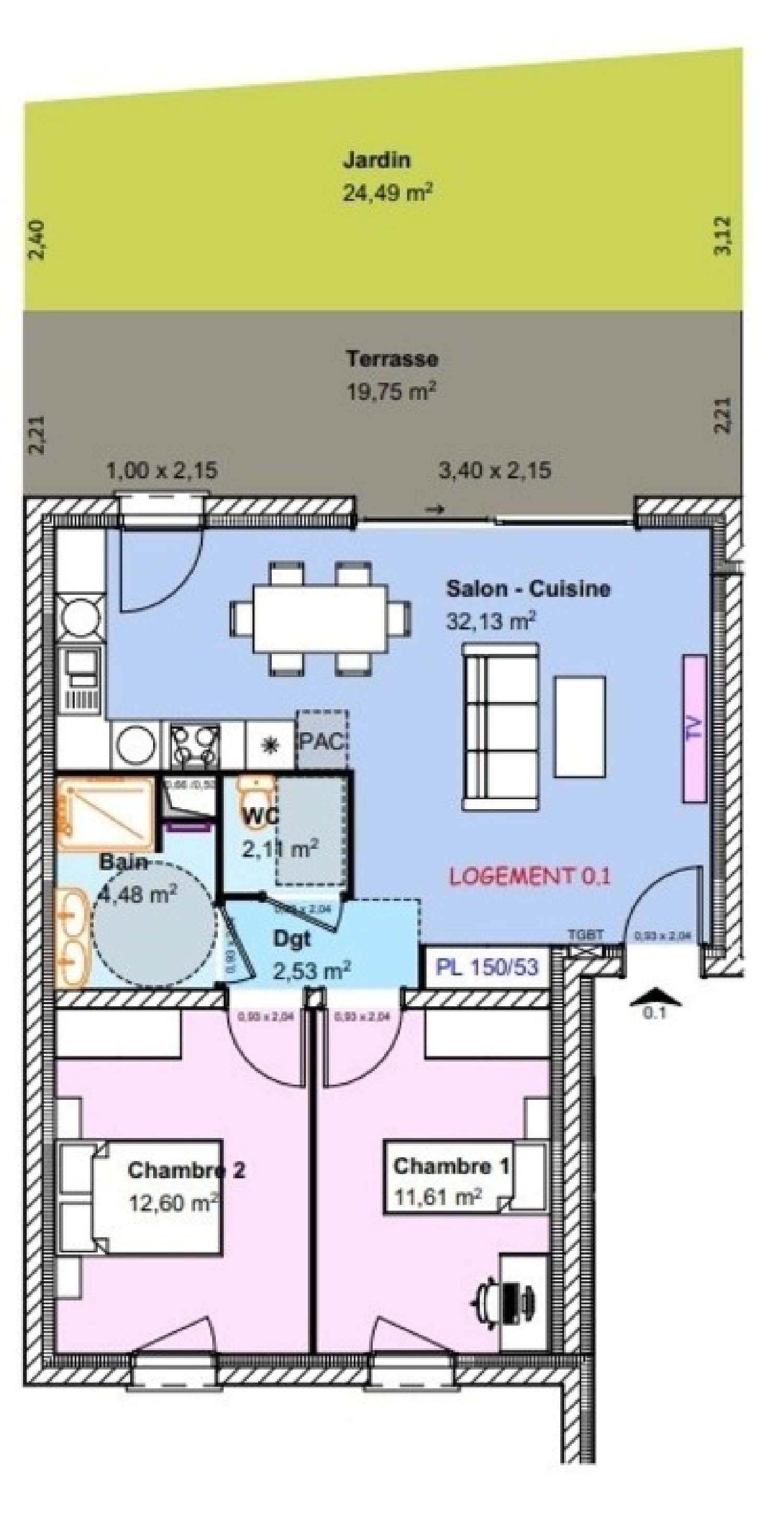  kaufen Wohnung/ Apartment Marly Moselle 4