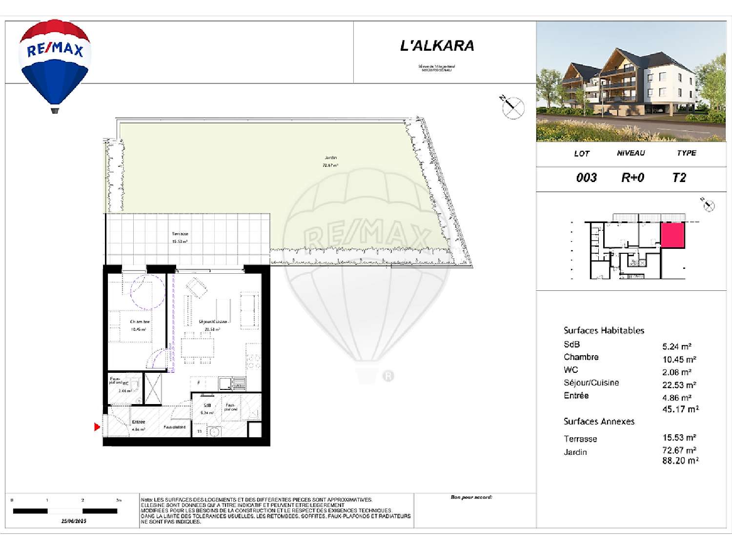 à vendre appartement Rosenau Haut-Rhin 5
