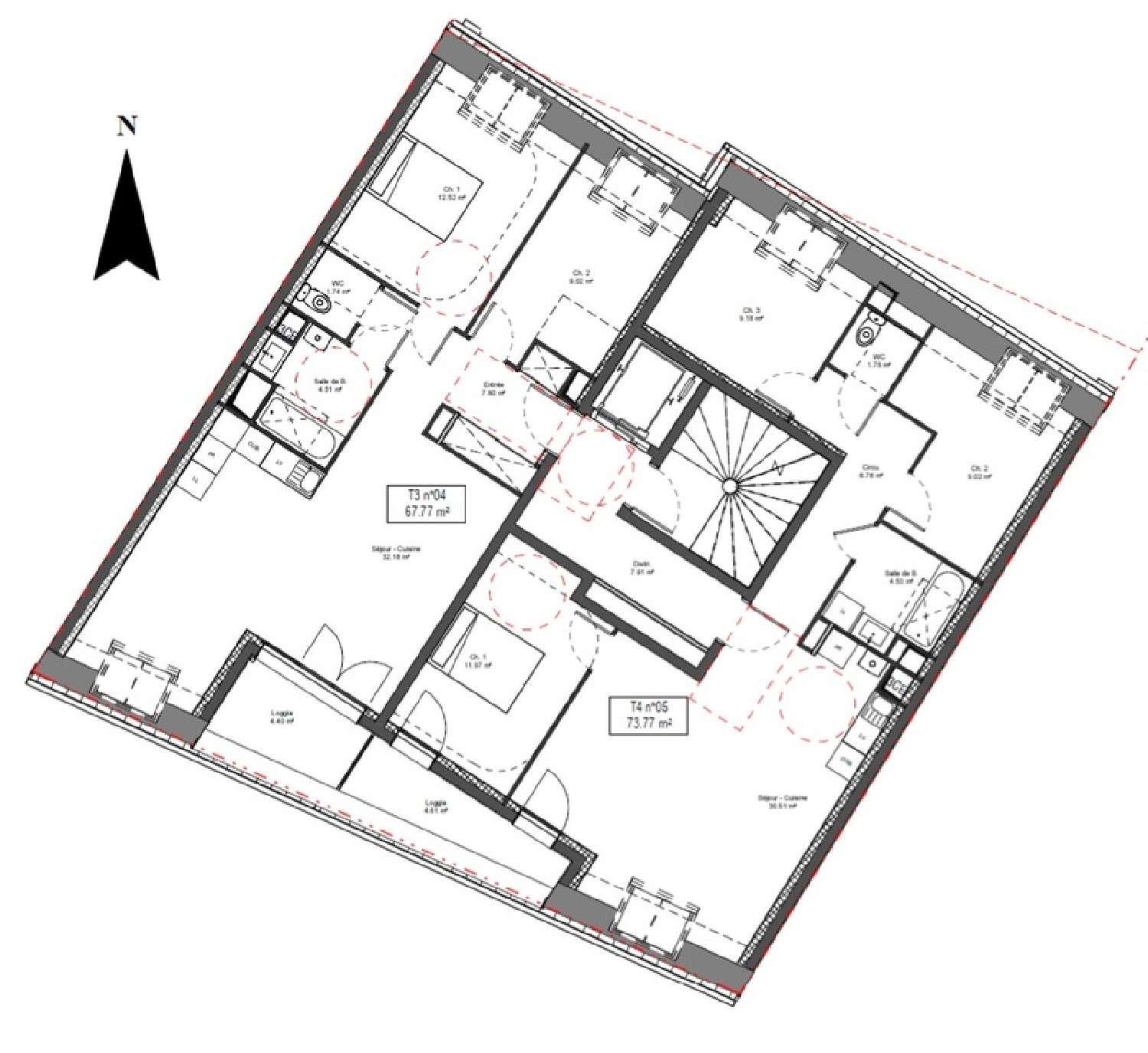 te koop appartement Rouen 76100 Seine-Maritime 5