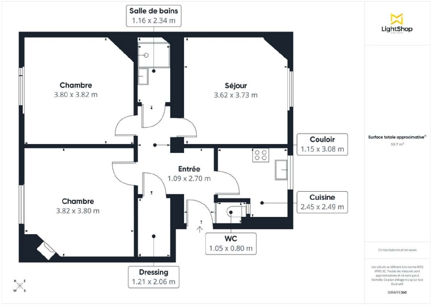  en venta apartamento Versailles Yvelines 4